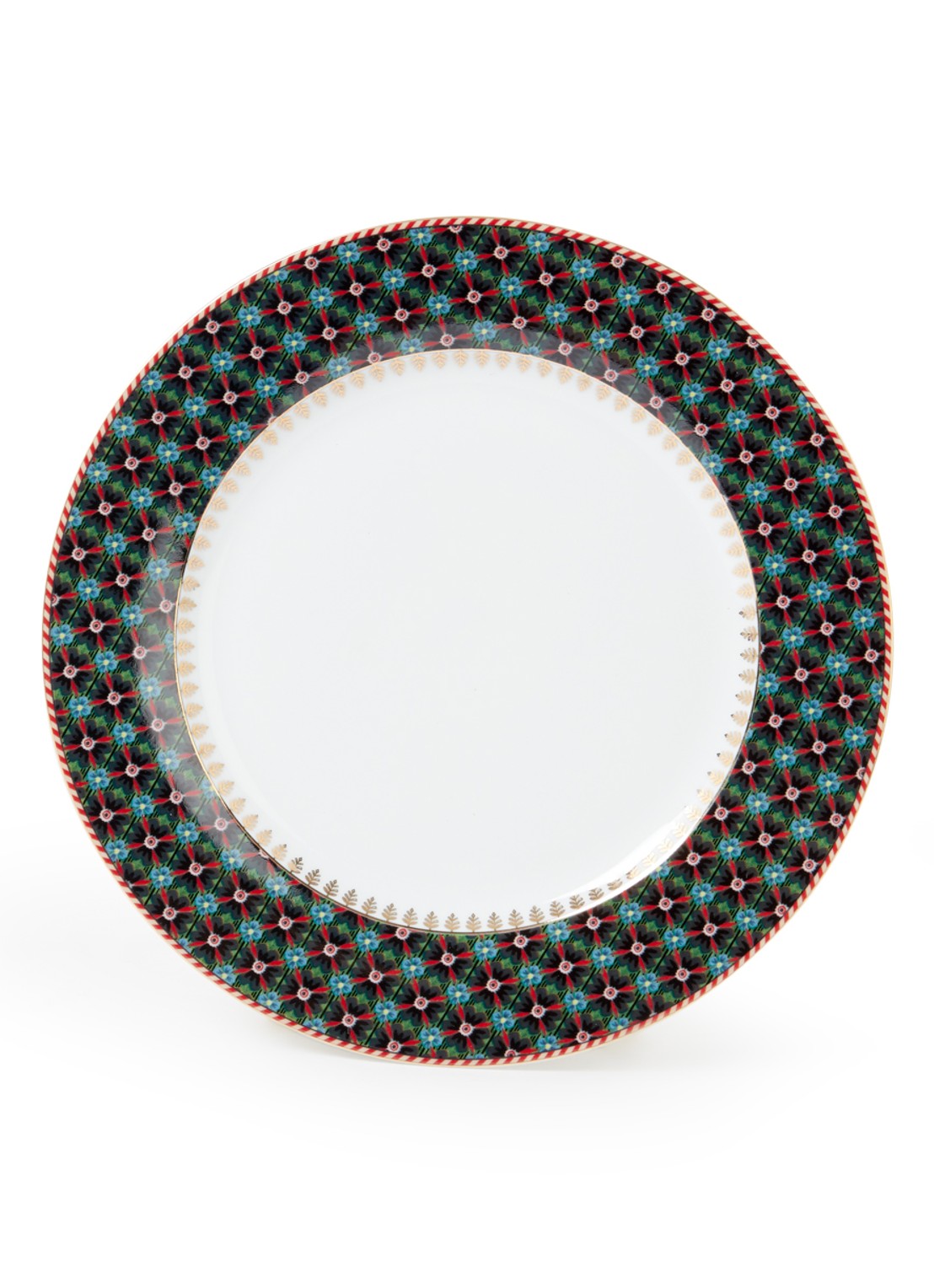 Pip Studio Dinerbord 23 cm - voorkant 3 donkergroen