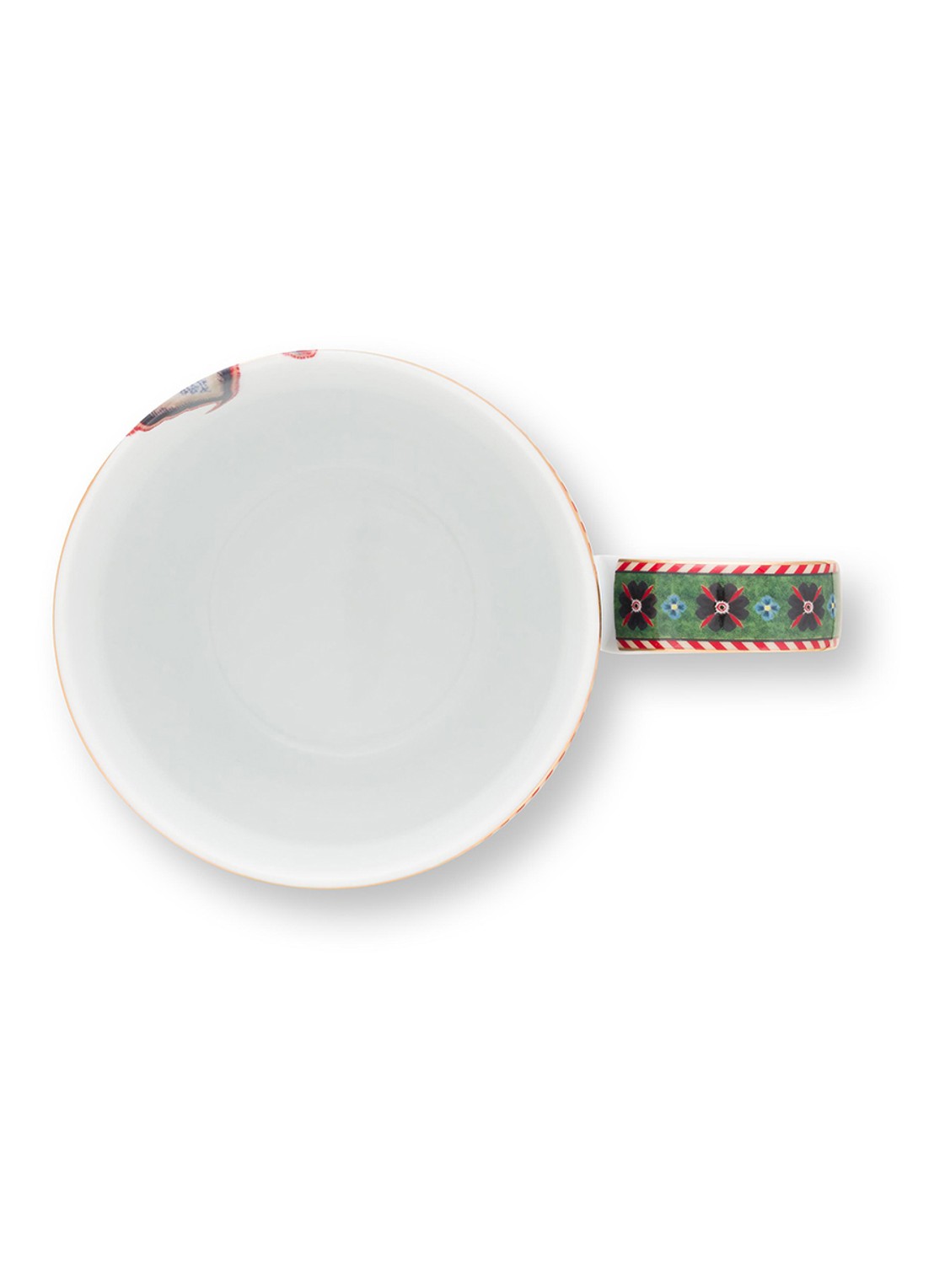 Pip Studio Flower Blues mok - achterkant blauw