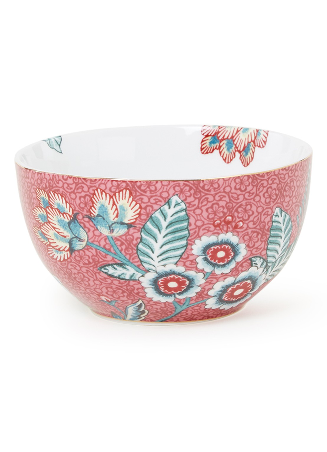 Pip Studio Flower Festival kom 12 cm - voorkant roze