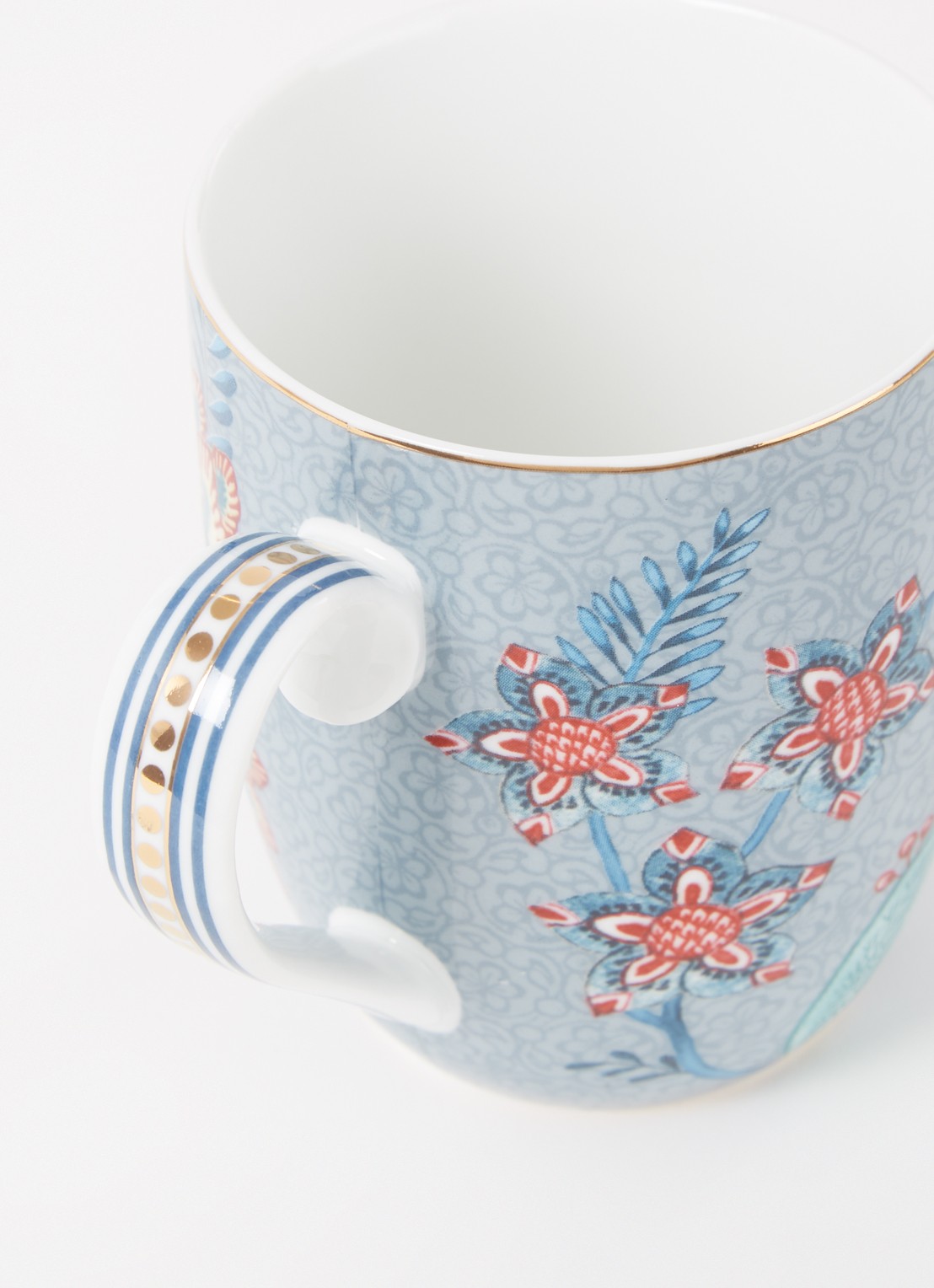 Pip Studio Flower Festival kopje 14,5 cl - detail 3 blauwgrijs