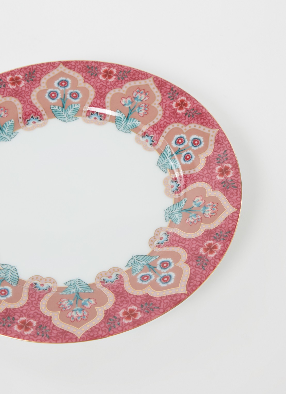 Pip Studio Flower Festival ontbijtbord 21 cm - detail 3 roze