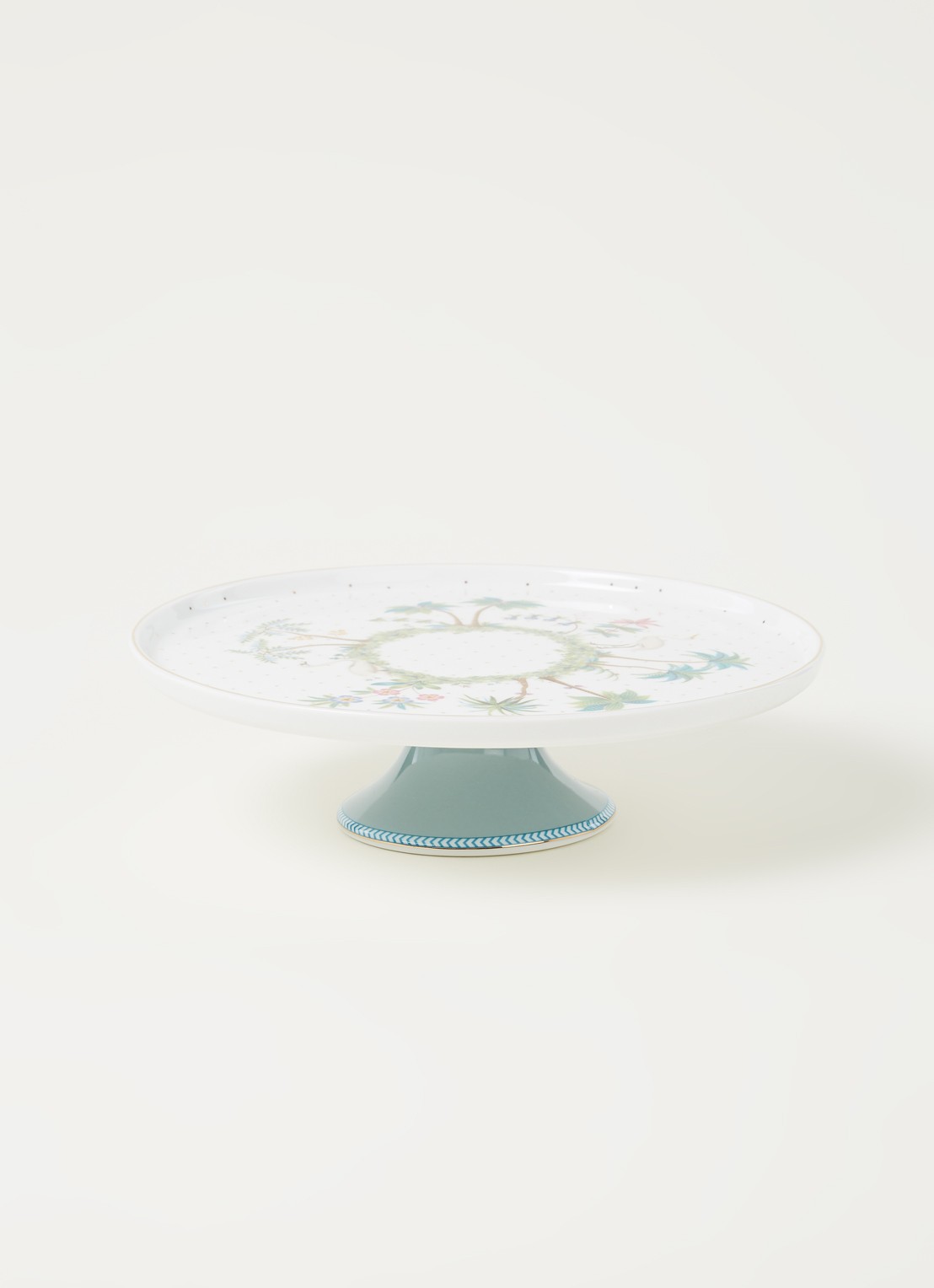 Pip Studio Jolie Mini taartplateau 21 cm - detail 3 lichtblauw