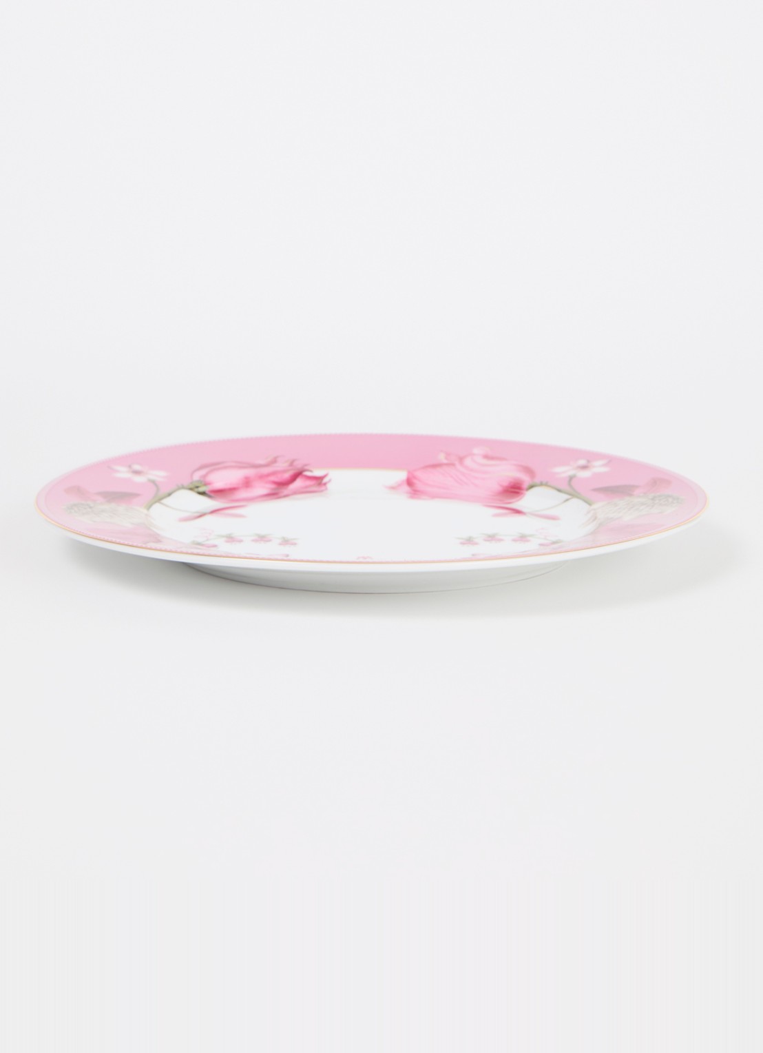 Pip Studio Jolie ontbijtbord 23 cm - voorkant 4 roze