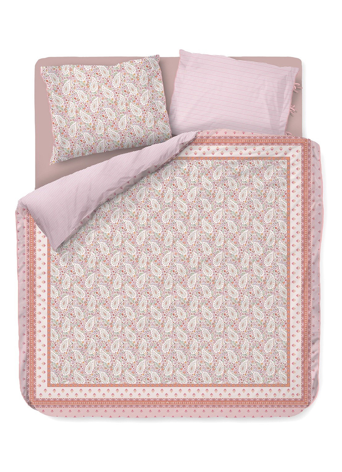 Pip Studio Kairi Bloom dekbedovertrekset - inclusief kussenslopen - voorkant 8 lichtroze