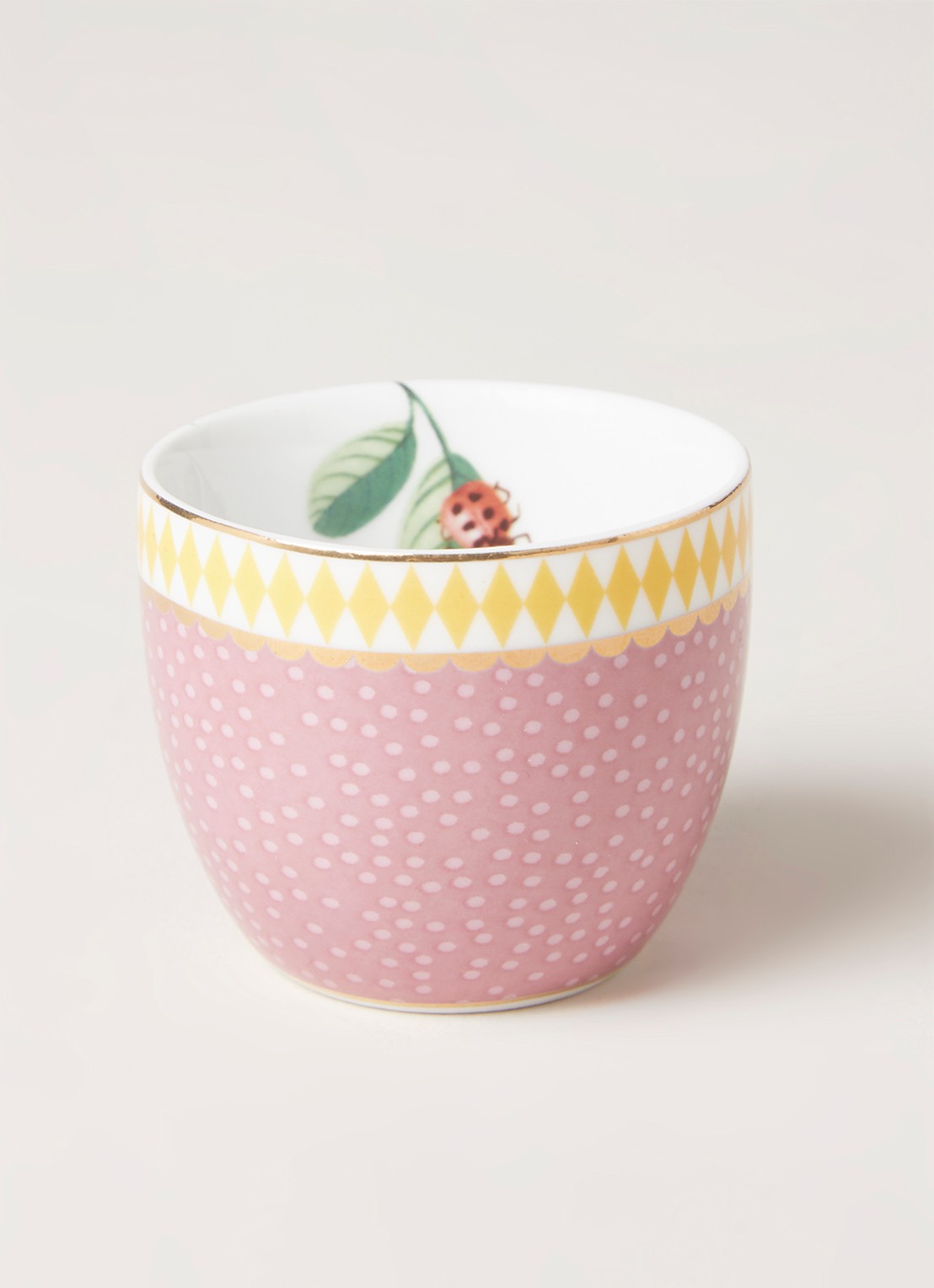 Pip Studio La Majorelle eierdop 4 cm - voorkant 3 roze