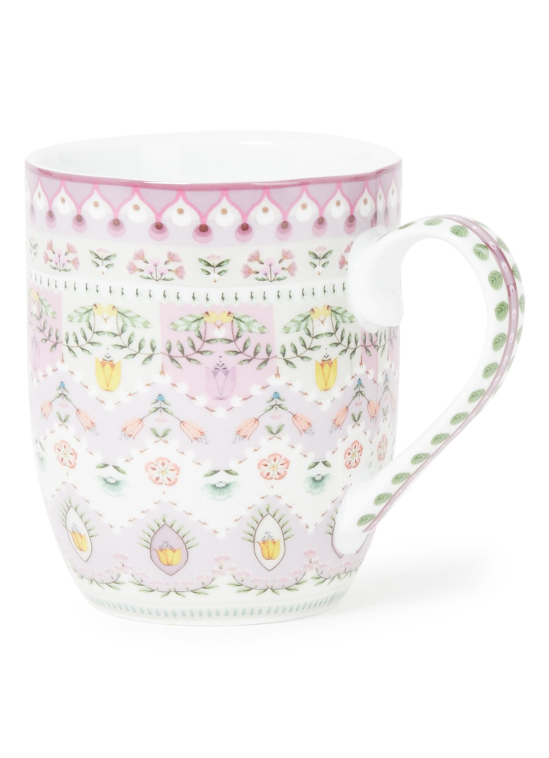 Pip Studio Lily & Lotus espressokopje 14,5 cl - voorkant lila