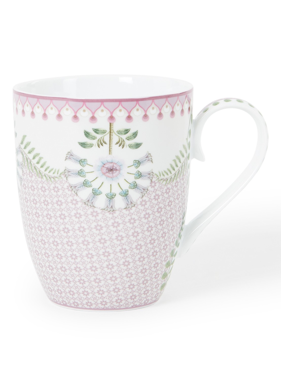 Pip Studio Lily & Lotus mok 35 cl - voorkant lila