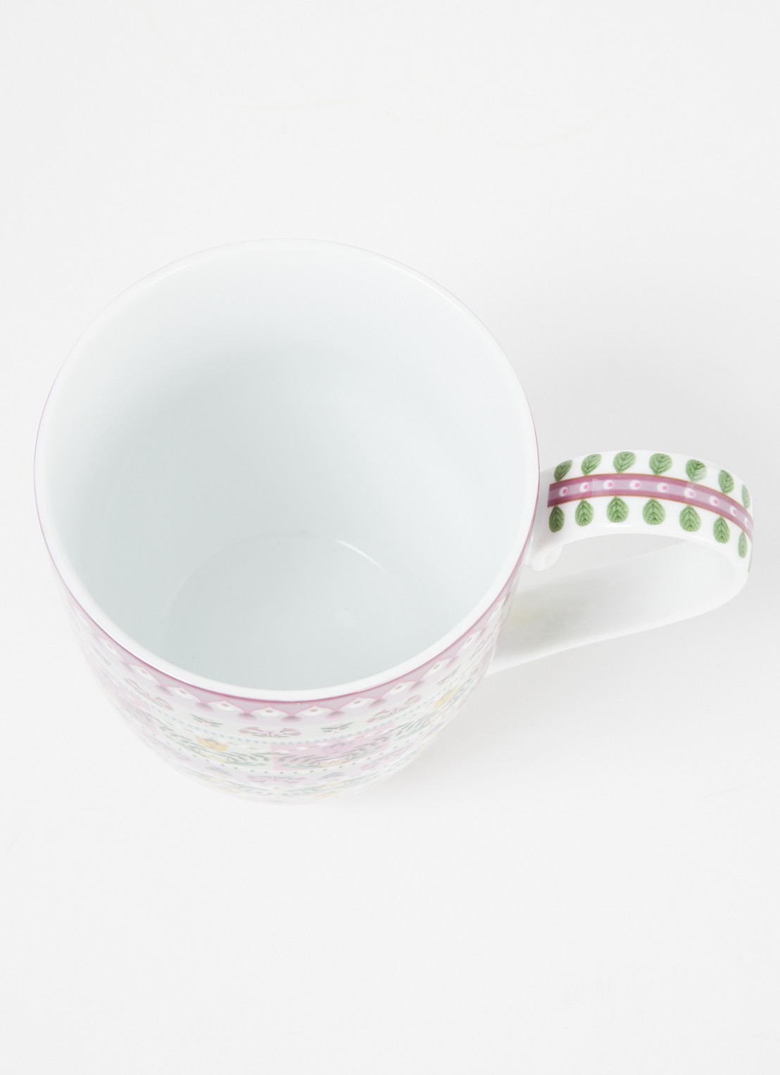 Pip Studio Lily & Lotus mok XL 45 cl - voorkant 2 lila