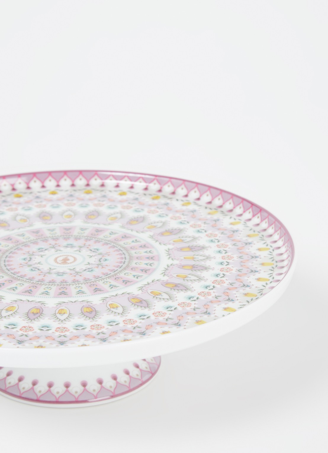 Pip Studio Lily & Lotus Moon Delight Mini taartplateau 21 cm - voorkant 2 lila