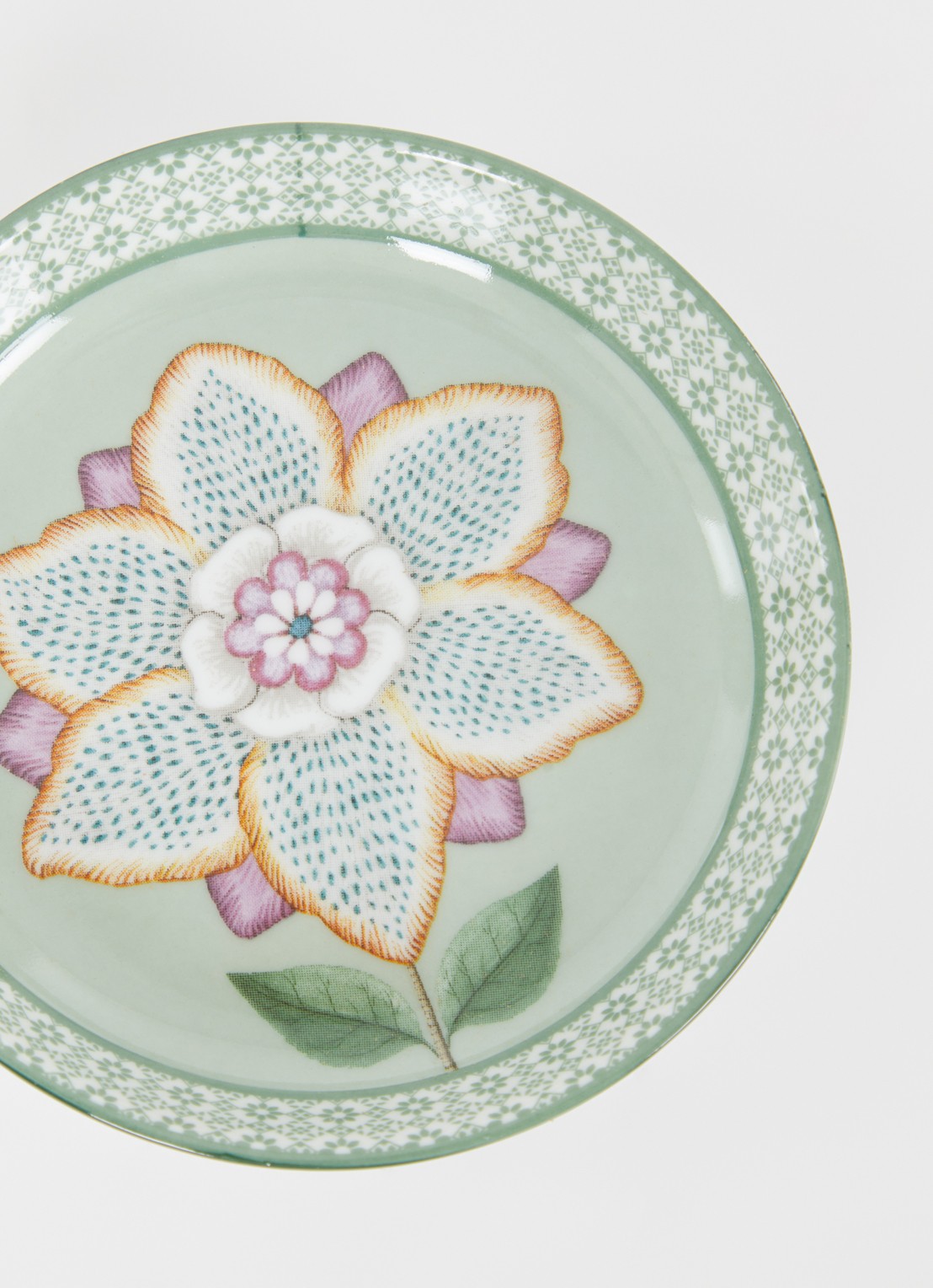 Pip Studio Lily & Lotus theetip 9 cm - detail 2 lichtgroen