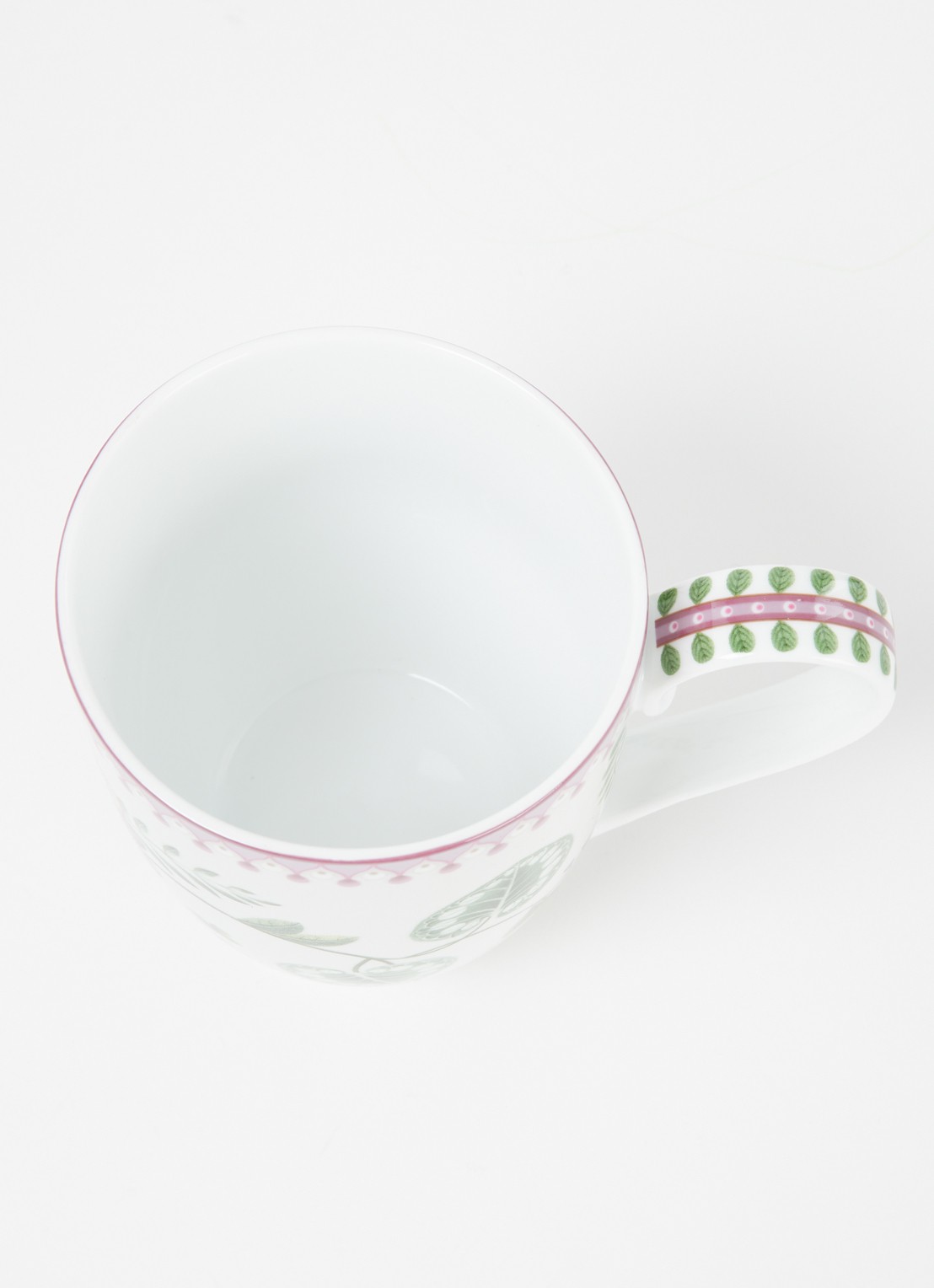 Pip Studio Lily & Lotus XL mok 45 cl - voorkant 2 gebroken wit