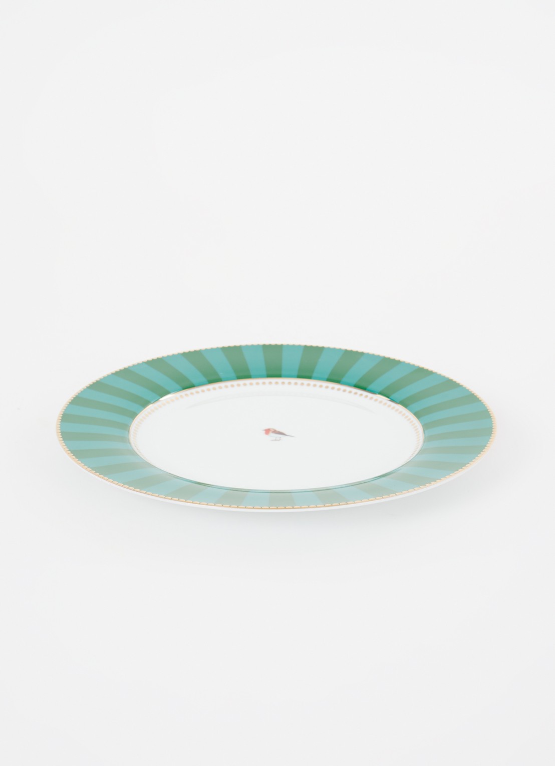 Pip Studio Love Birds dinerbord 26,5 cm - detail 3 donkergroen