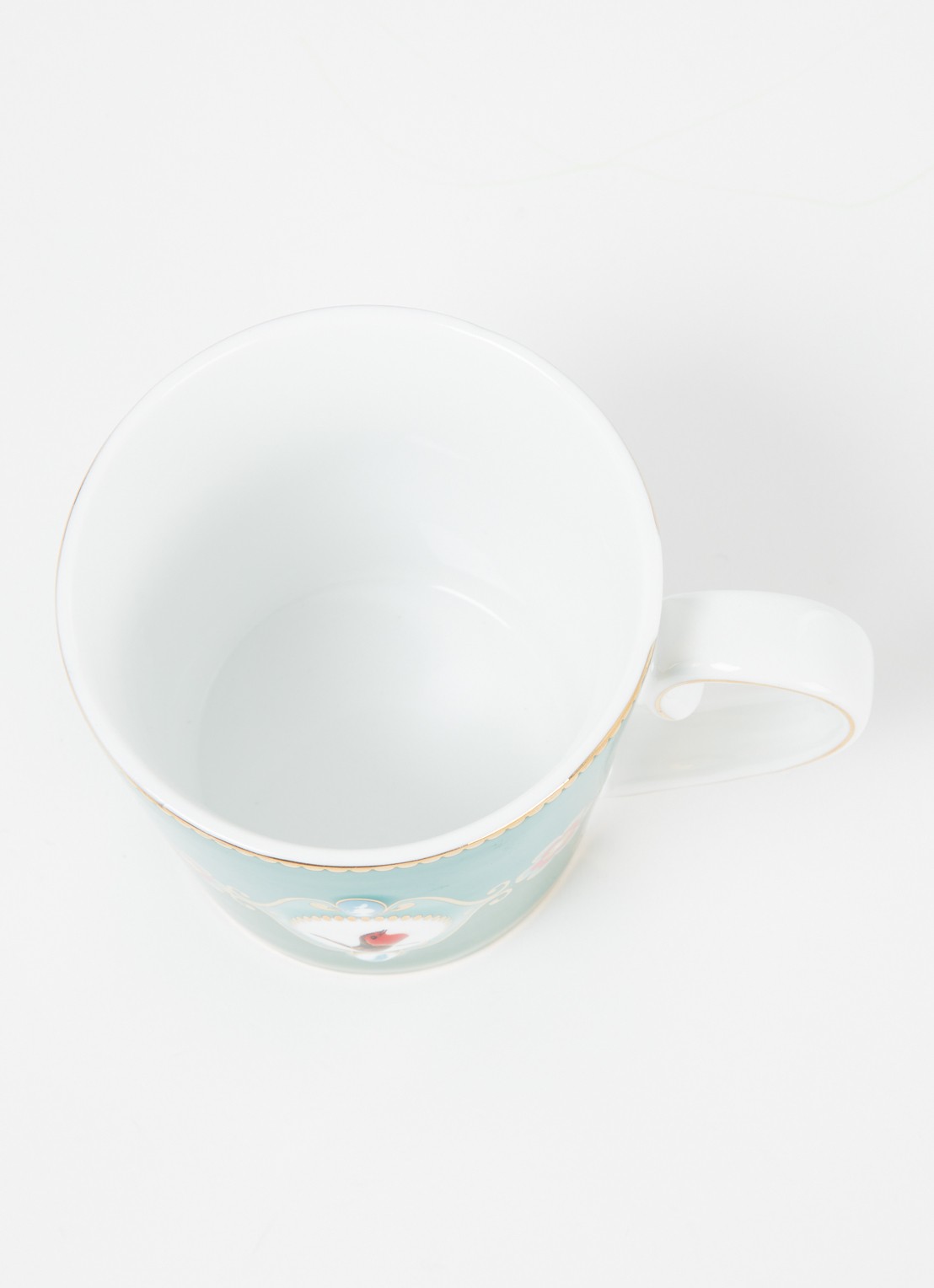 Pip Studio Love Birds Medallion kopje 25 cl - voorkant 2 donkergroen