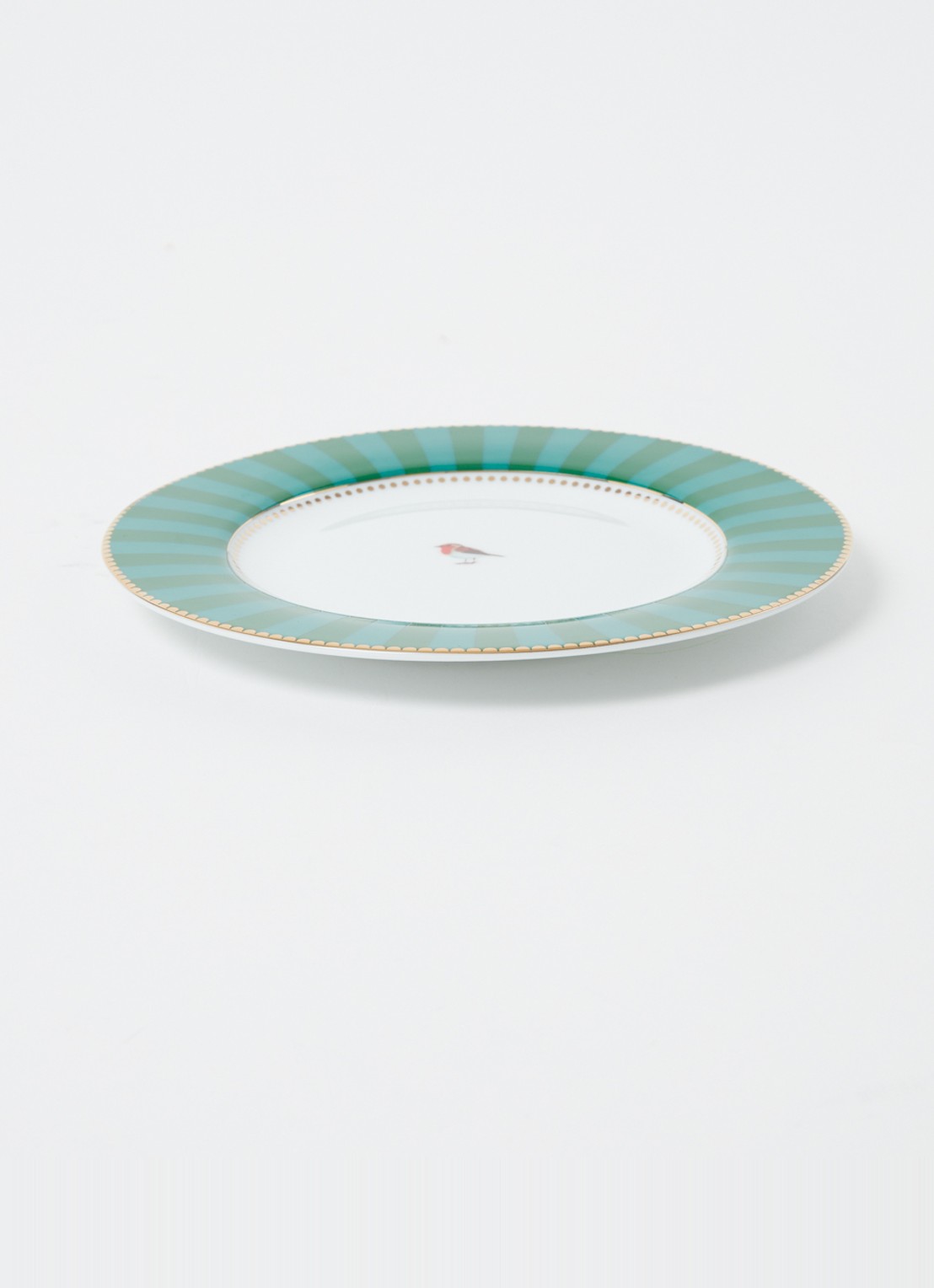 Pip Studio Love Birds ontbijtbord 17 cm - detail 3 donkergroen