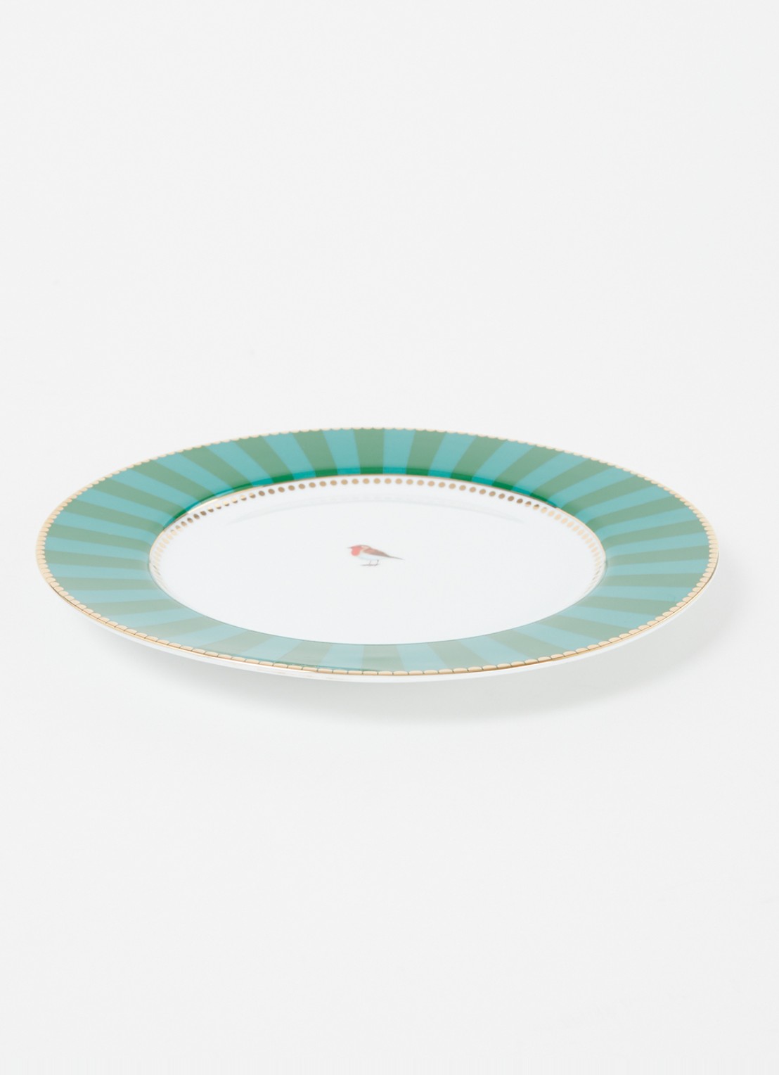 Pip Studio Love Birds ontbijtbord 21 cm - detail 3 donkergroen