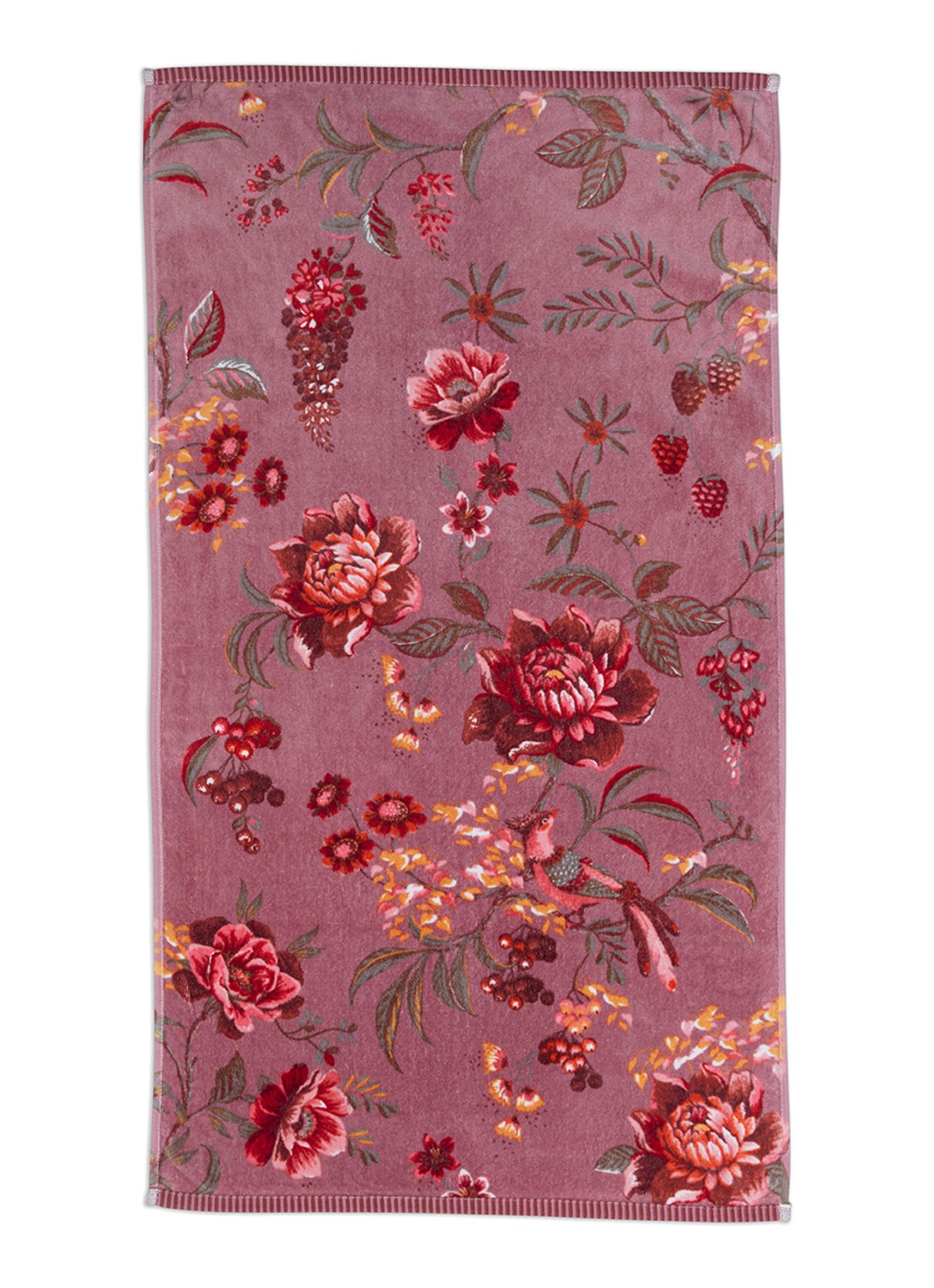 Pip Studio Mauve badhanddoek 55 x 100 cm - voorkant 3 paars