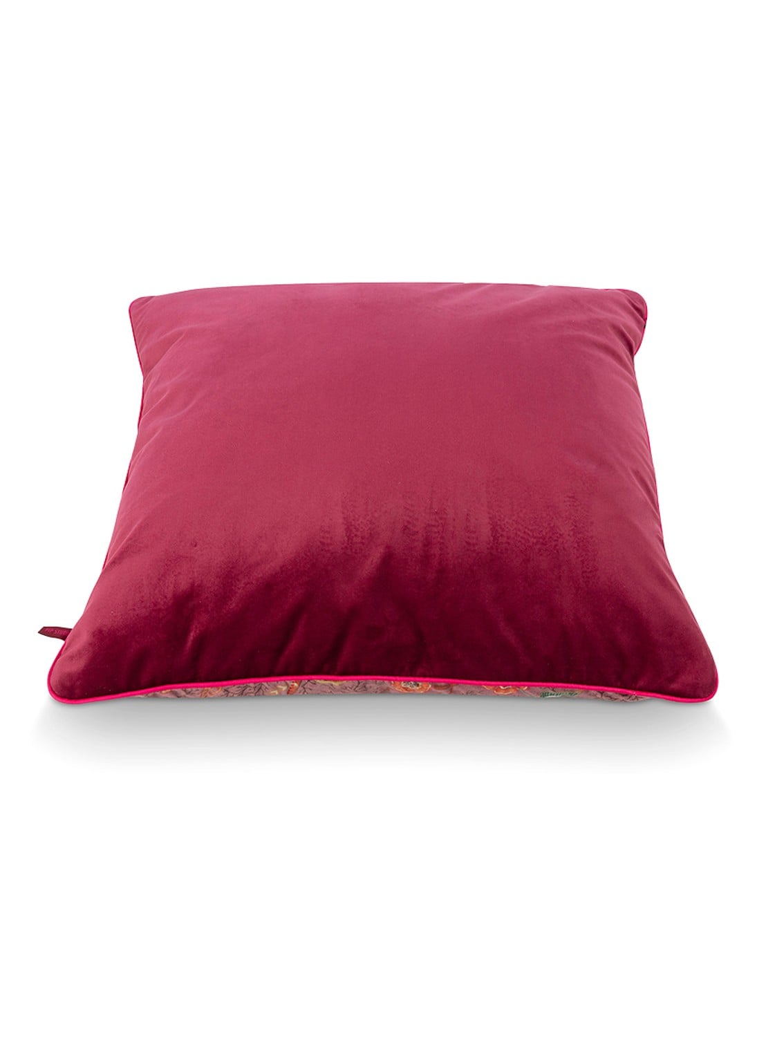 Pip Studio Mumbai Morning sierkussen 60 x 60 cm - achterkant 5 roze