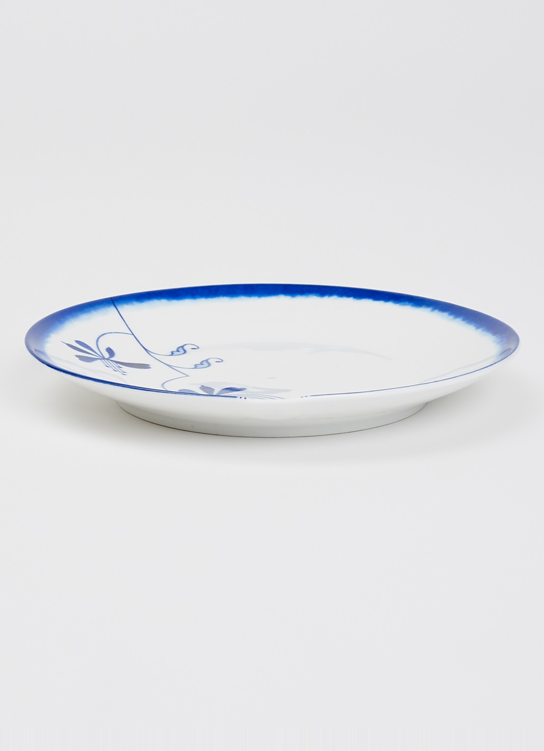 Pip Studio Pip & The Blue Bird gebaksbordje 15 cm - voorkant 2 wit