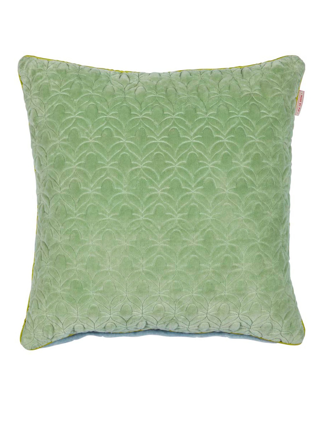 Pip Studio Quilty Dreams sierkussen 45 x 45 cm - voorkant 2 groen