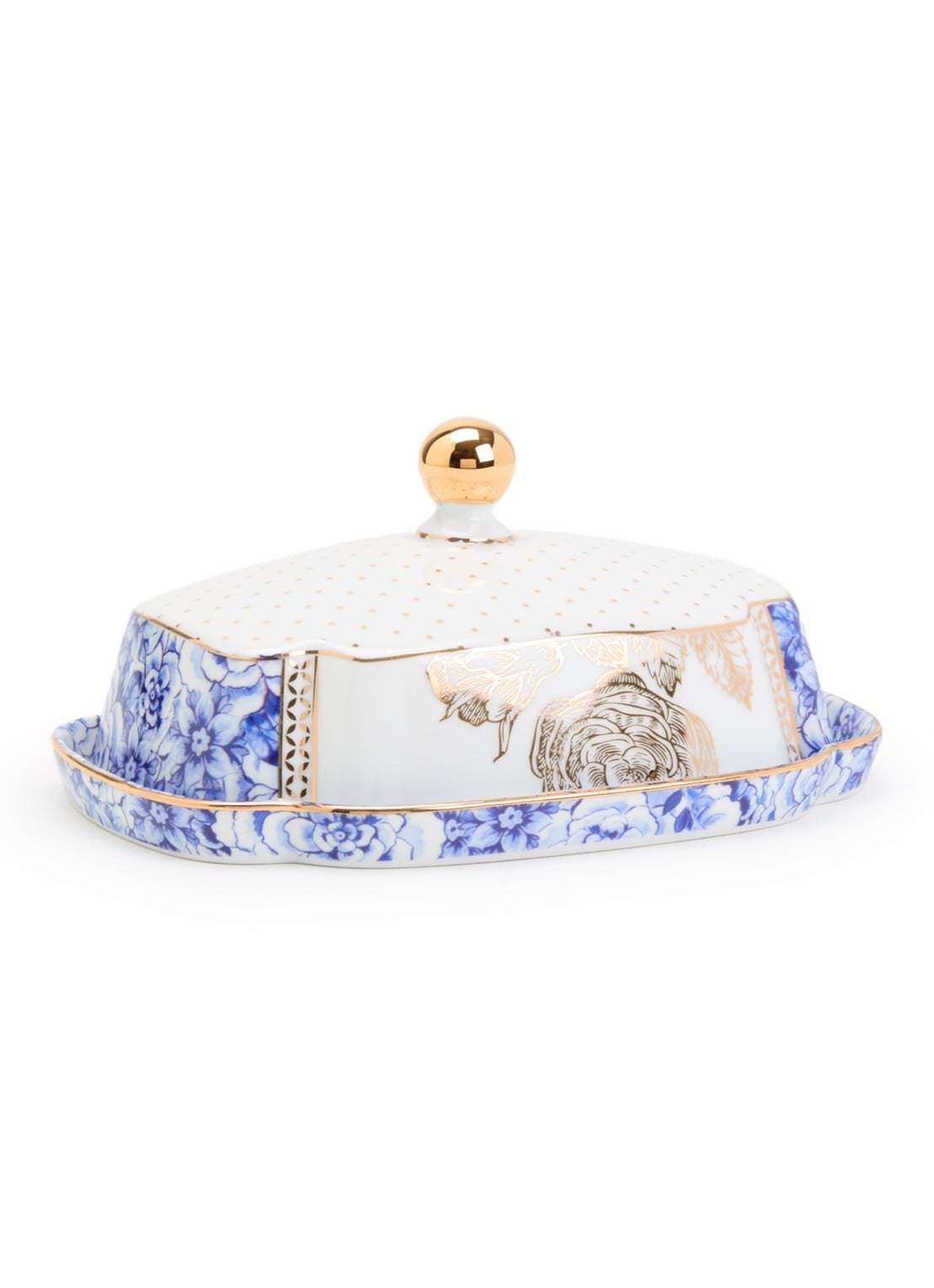 Pip Studio Royal botervloot 19 cm - voorkant wit