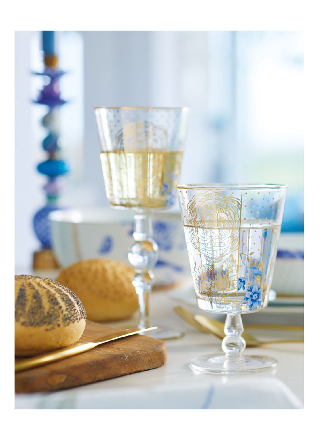 Pip Studio Royal Golden Dots glas 36 cl - detail 3 goud