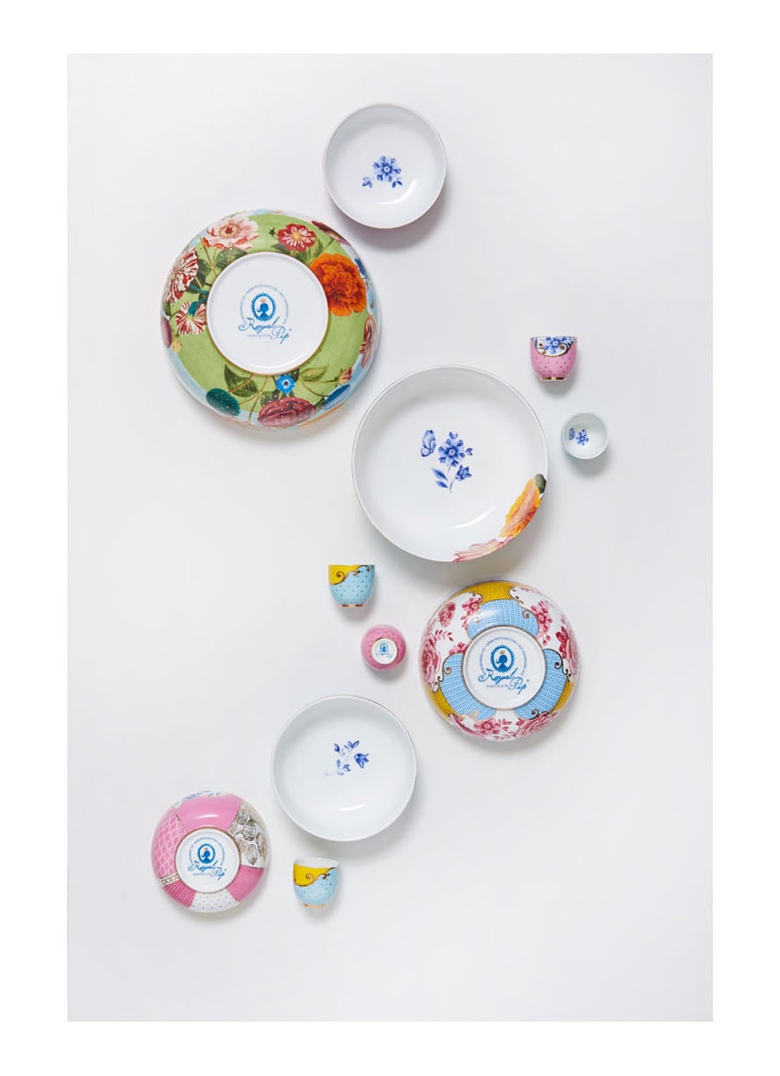Pip Studio Royal kom 12,5 cm - detail roze