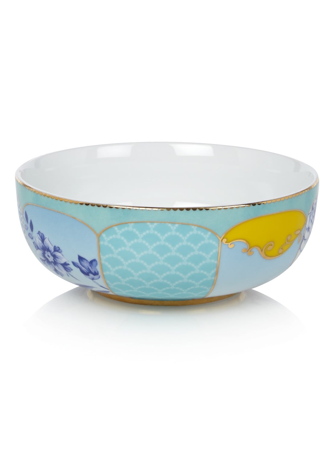 Pip Studio Royal kom 15 cm - voorkant 3 lichtblauw