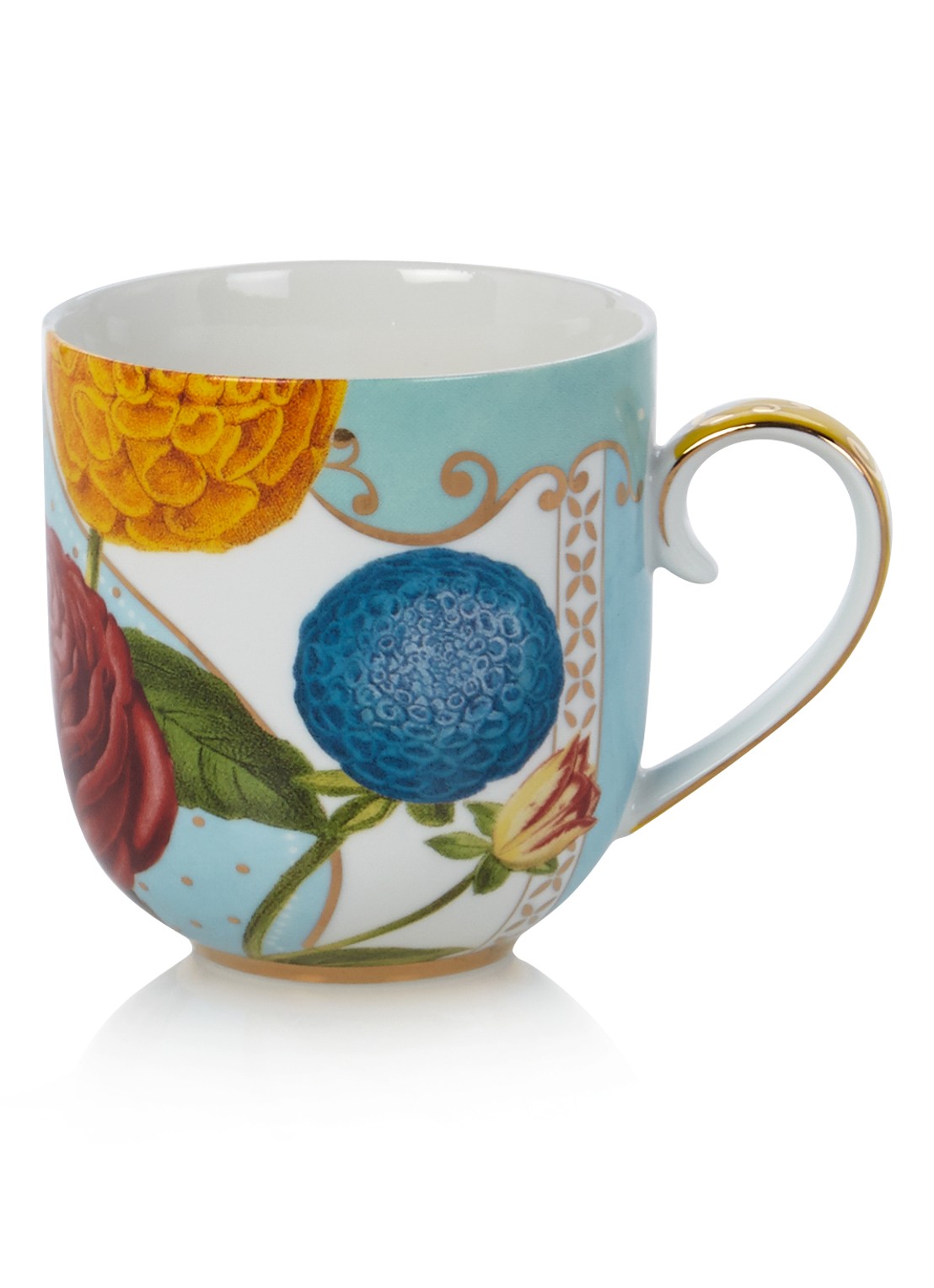 Pip Studio Royal kopje 22 cl - voorkant 2 lichtblauw