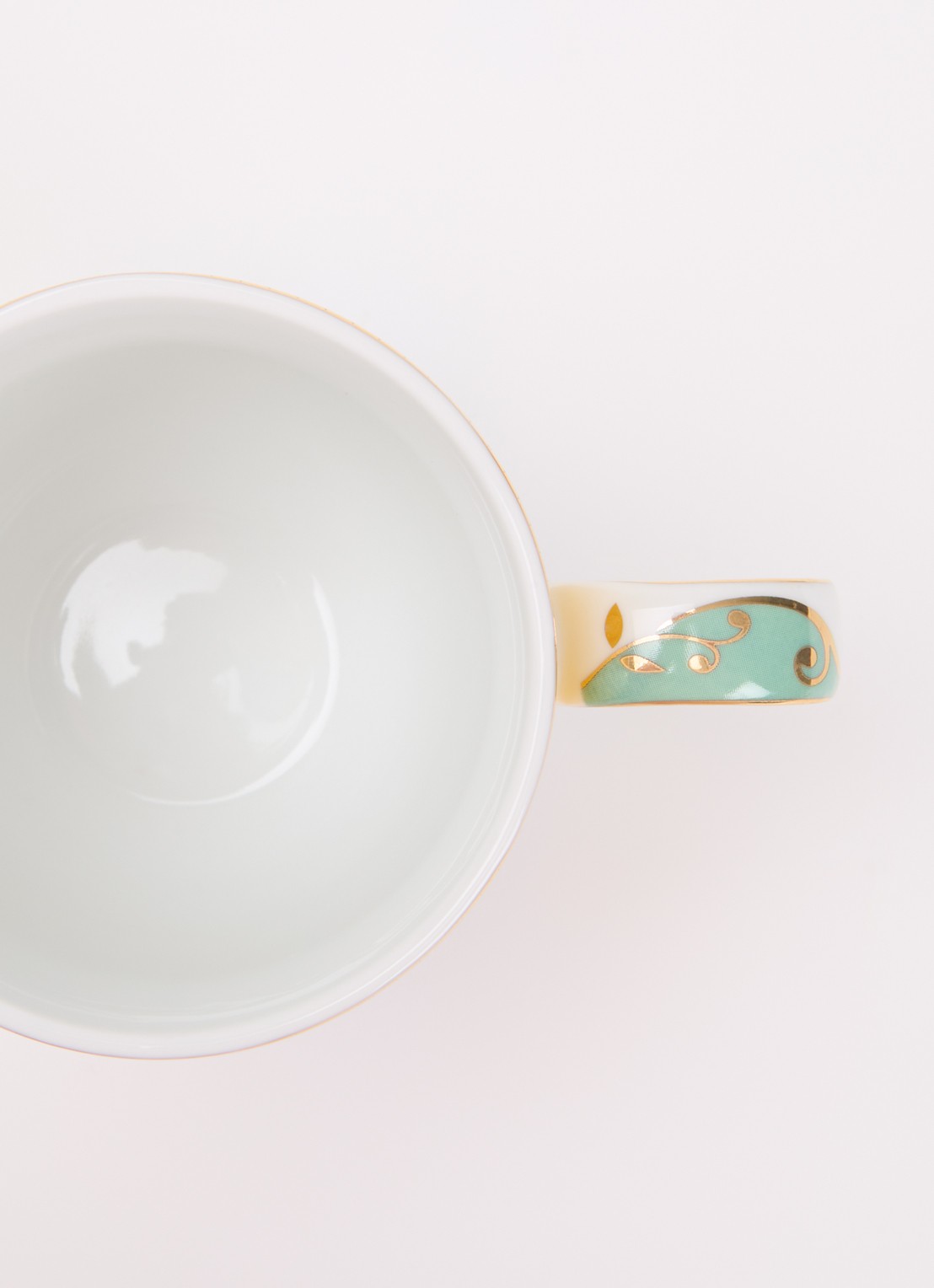 Pip Studio Royal kopje 32,5 cl set van 2 - voorkant 2 geel