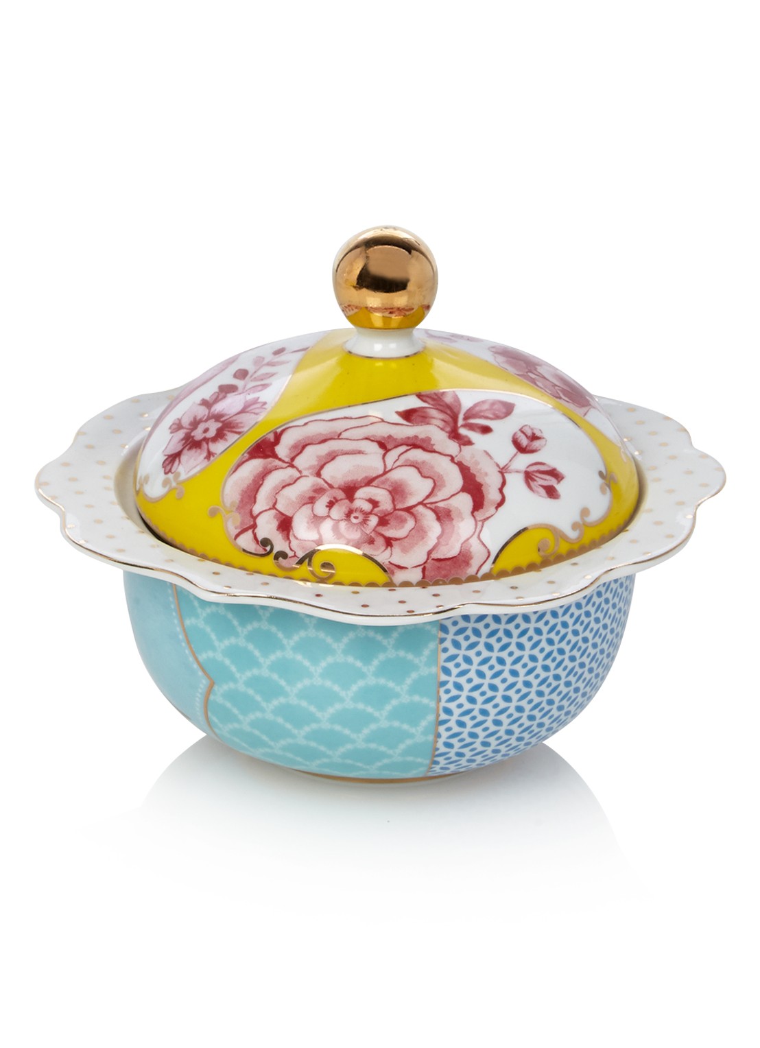 Pip Studio Royal suikerpot - voorkant multicolor