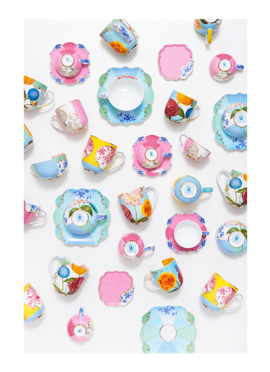 Pip Studio Royal theelepel set van 4 - detail 4 multicolor