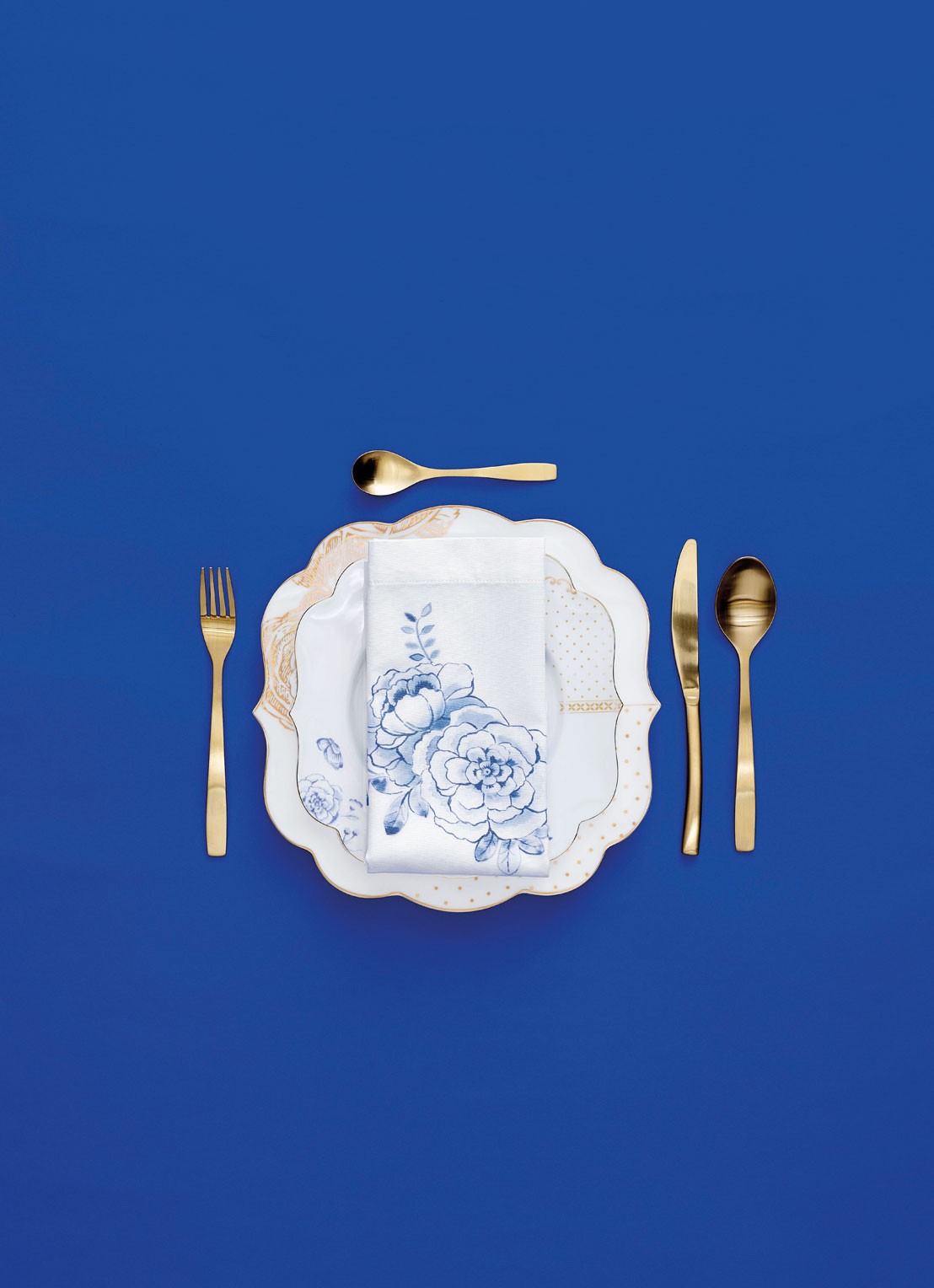 Pip Studio Royal White dinerbord 28 cm - voorkant 2 wit