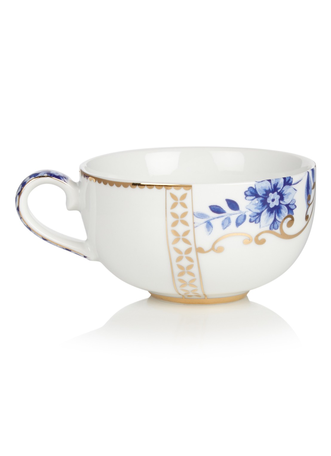 Pip Studio Royal White espressokopje en schotel 12,5 cl - detail 4 wit