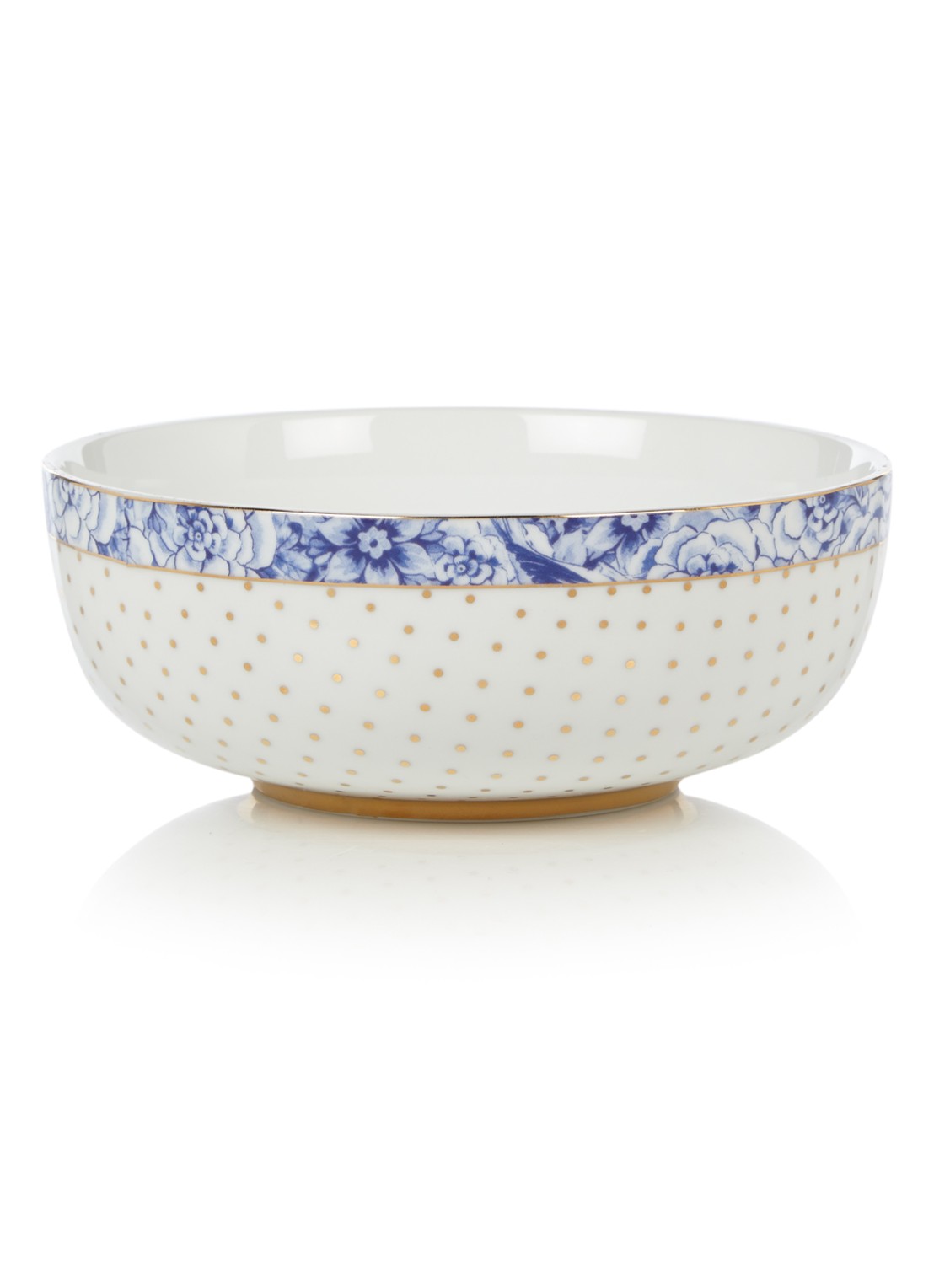 Pip Studio Royal White kom 15 cm - voorkant wit