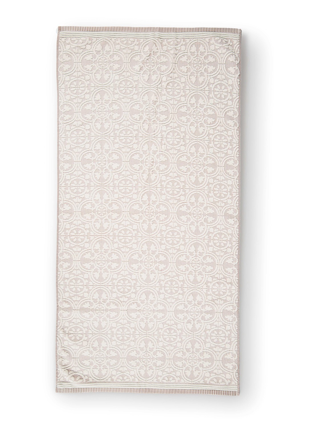 Pip Studio Tile de Pip badhanddoek 140 x 70 cm - voorkant 3 khaki