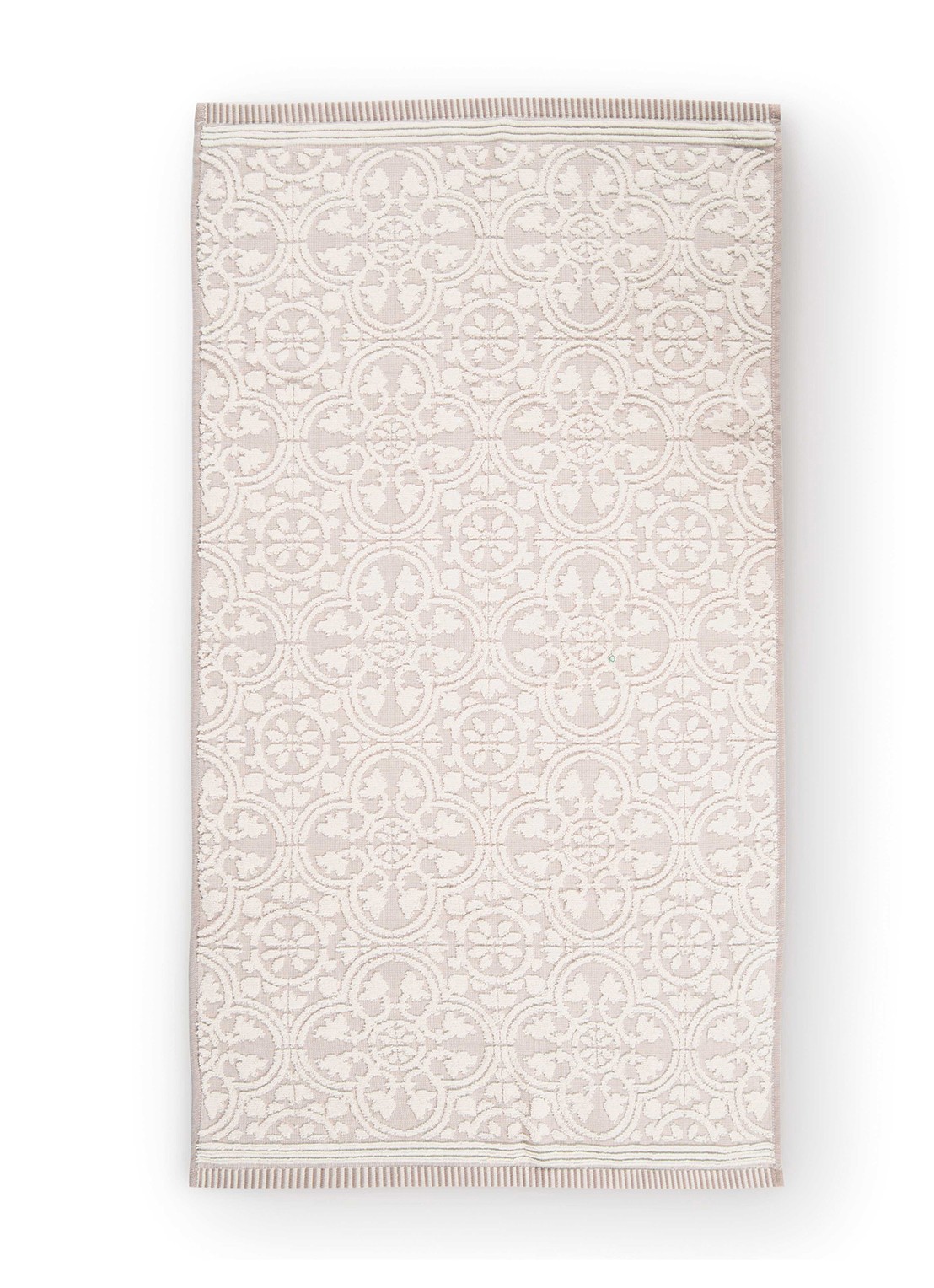 Pip Studio  Tile de Pip douchehanddoek 55 x 100 cm  - voorkant 5 khaki