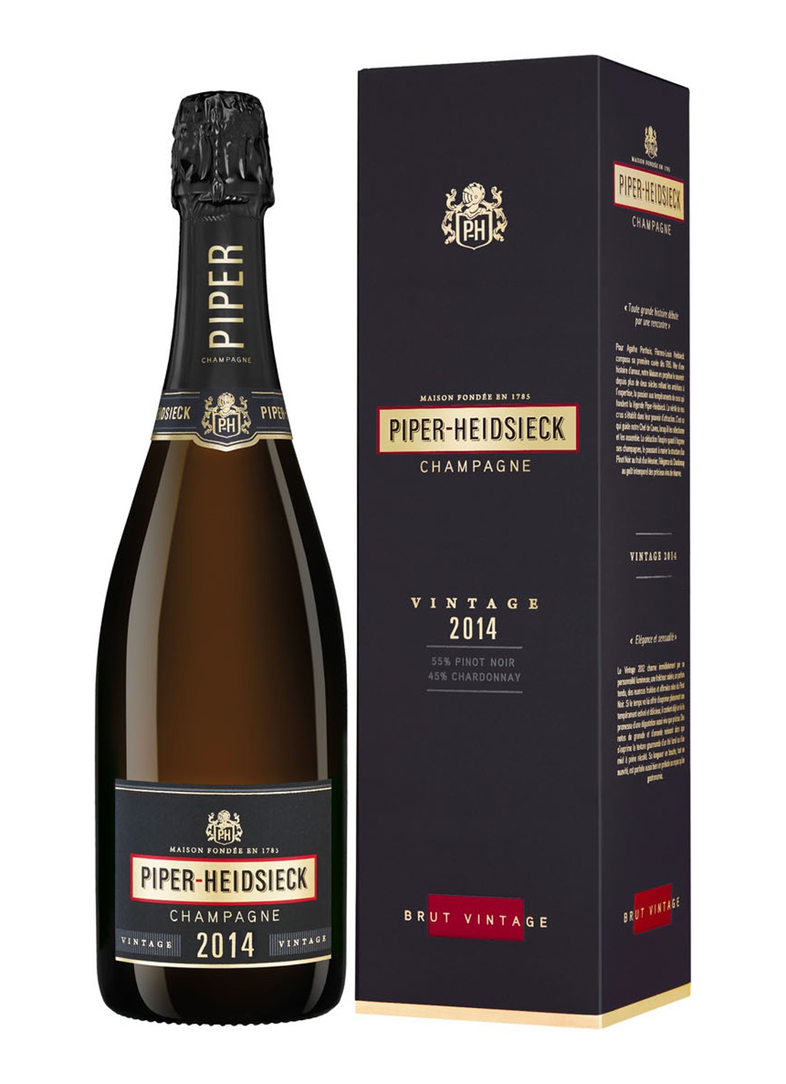 PIPER-HEIDSIECK Millésime 2014  champagne 750 ml - voorkant undefined