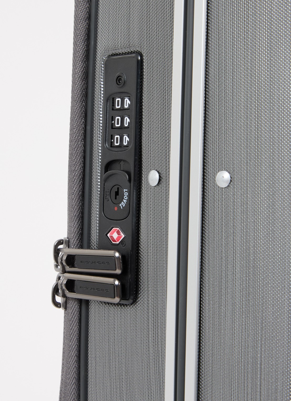 Piquadro PQLM Spinner 55 cm - detail 4 grijs