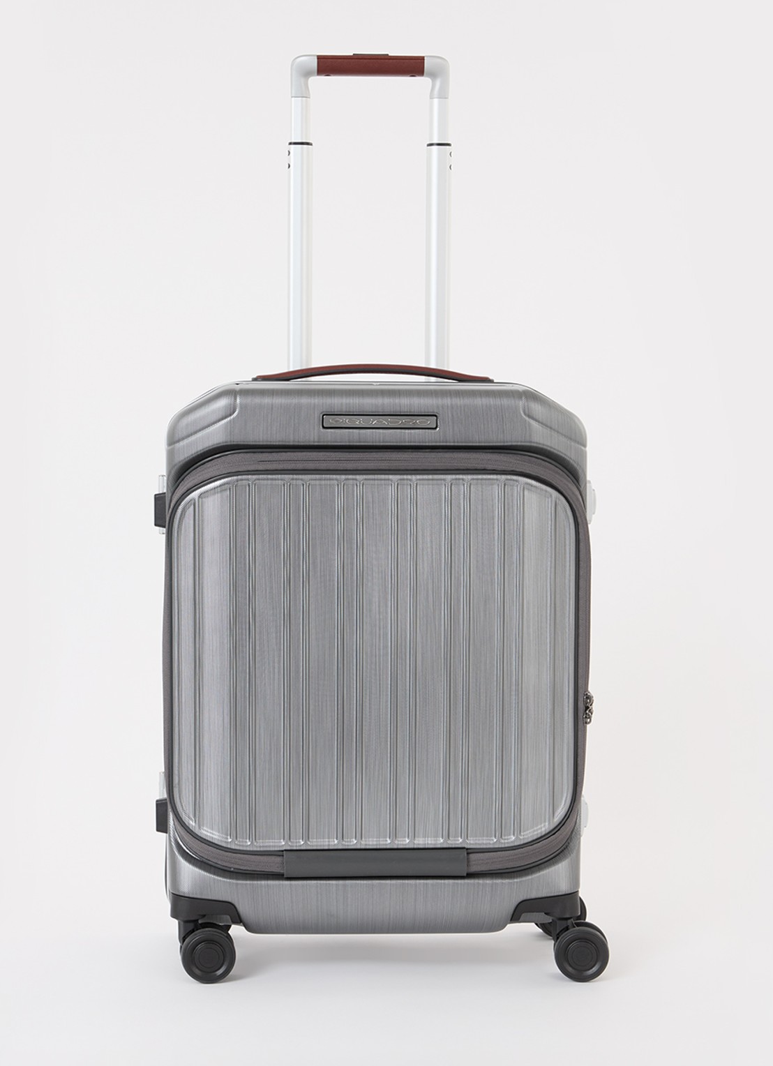 Piquadro PQLM Spinner 55 cm - voorkant grijs