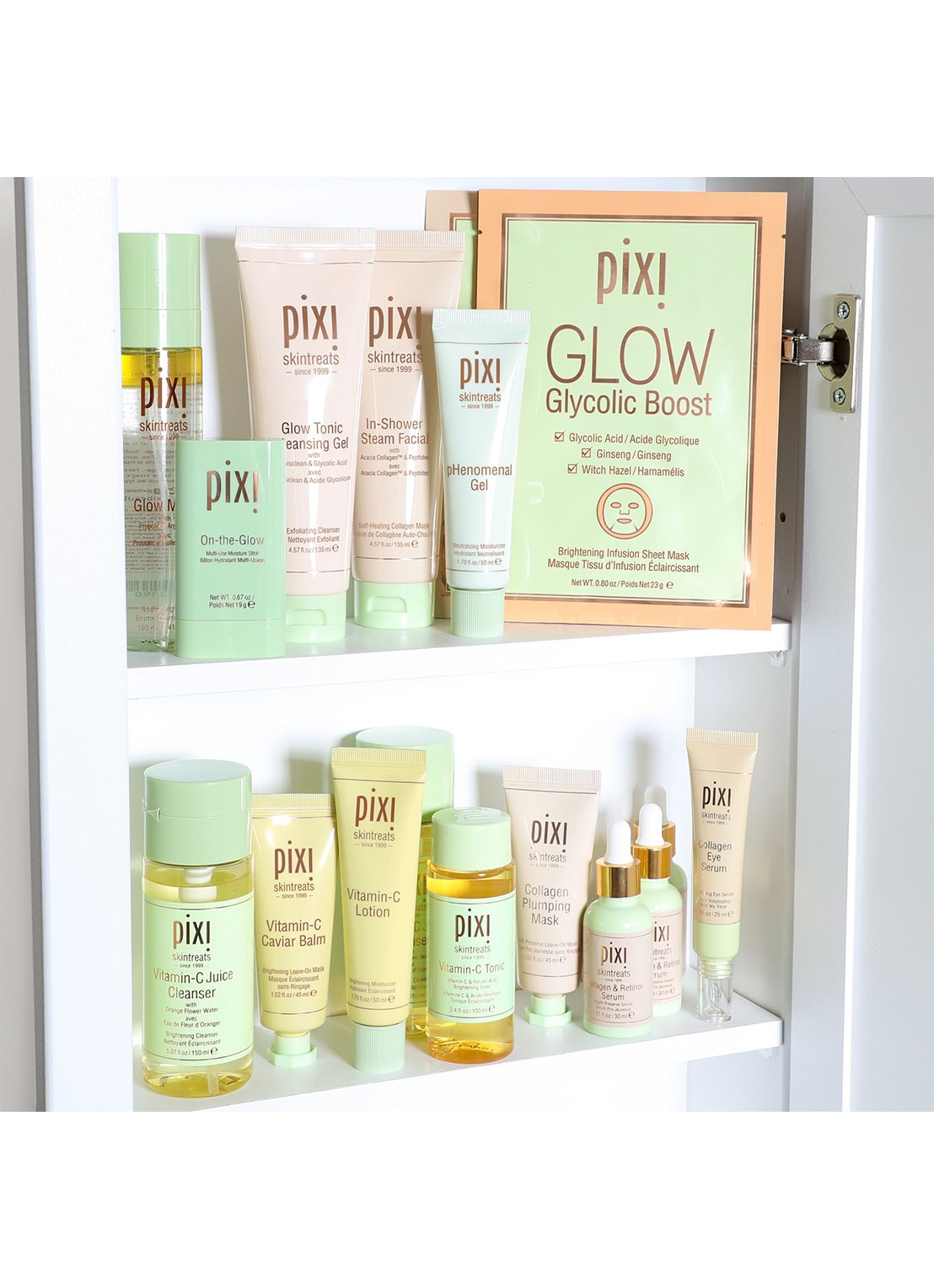 Pixi Mini Glow Glycolic Boost - sheet masker 3-pack - detail 2 undefined