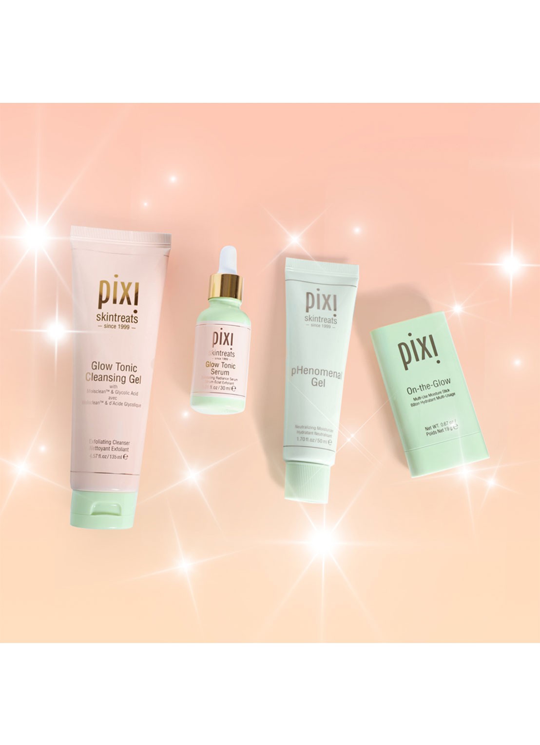 Pixi Mini On The Glow - travel size 3-in-1 hydraterende stick - voorkant 2 undefined