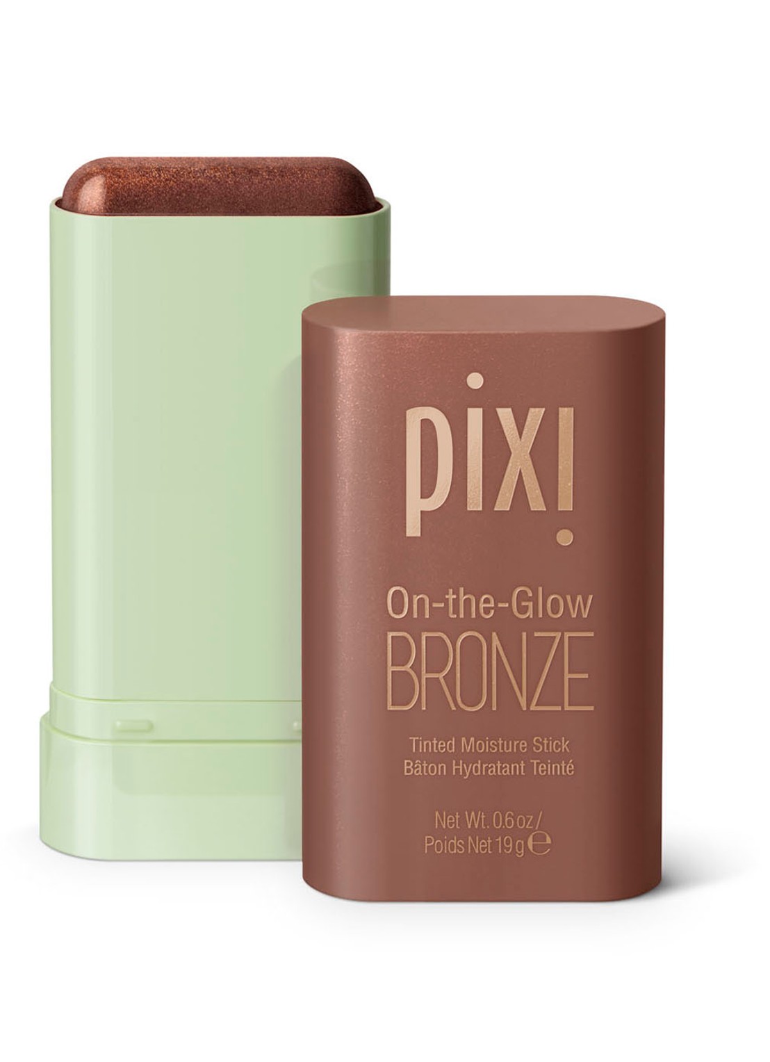 Pixi On-The-Glow - bronze tinted moisture stick - voorkant 4 beachglow