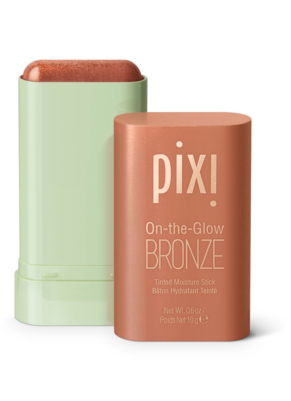Pixi On-The-Glow - bronze tinted moisture stick - voorkant 2 richglow