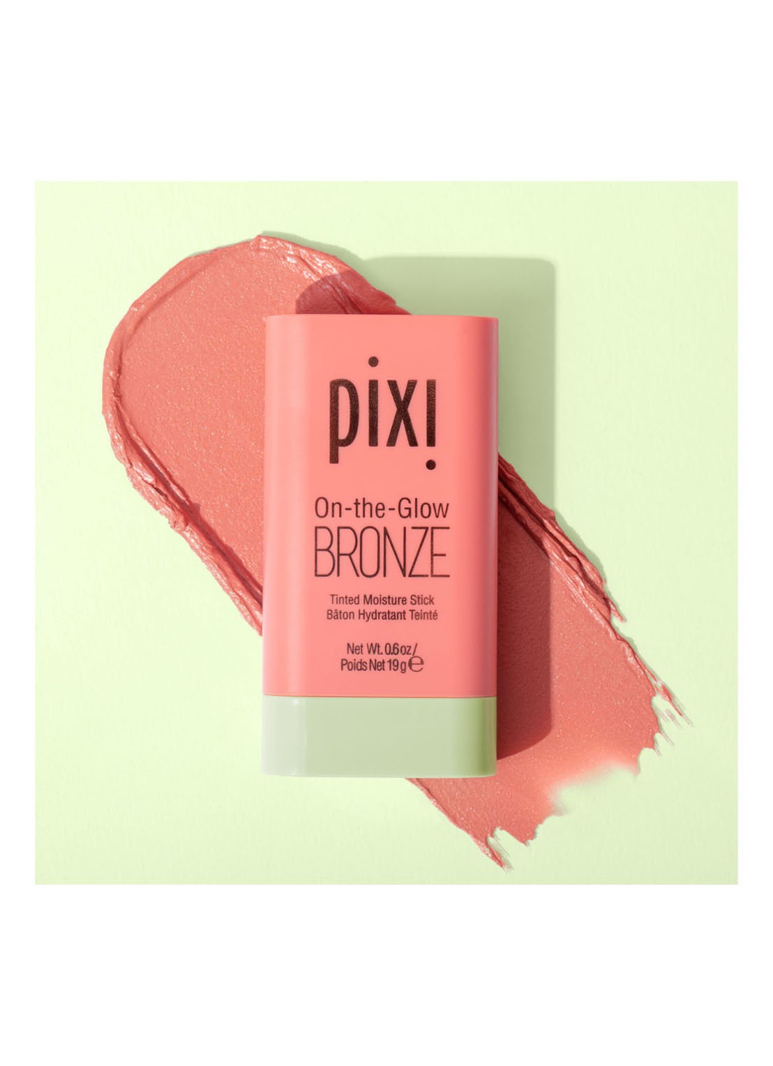 Pixi On-The-Glow - bronze tinted moisture stick - detail 2 warmglow