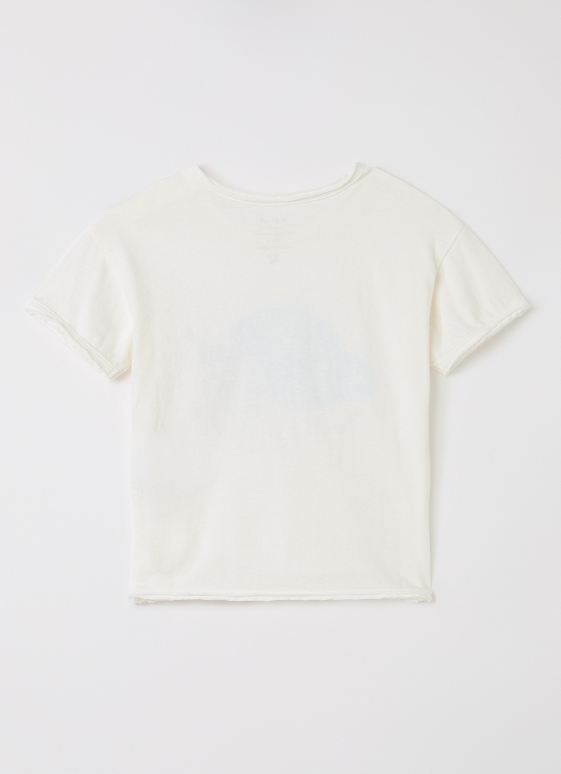 Play Up Crab T-shirt met print - voorkant 2 gebroken wit