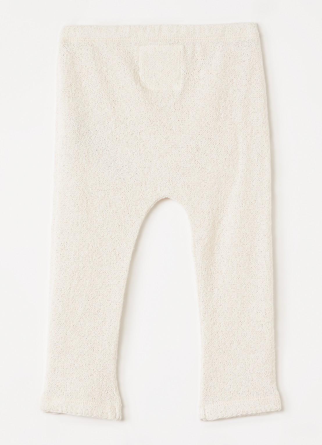Play Up Grofgebreide legging van jersey - voorkant 2 gebroken wit
