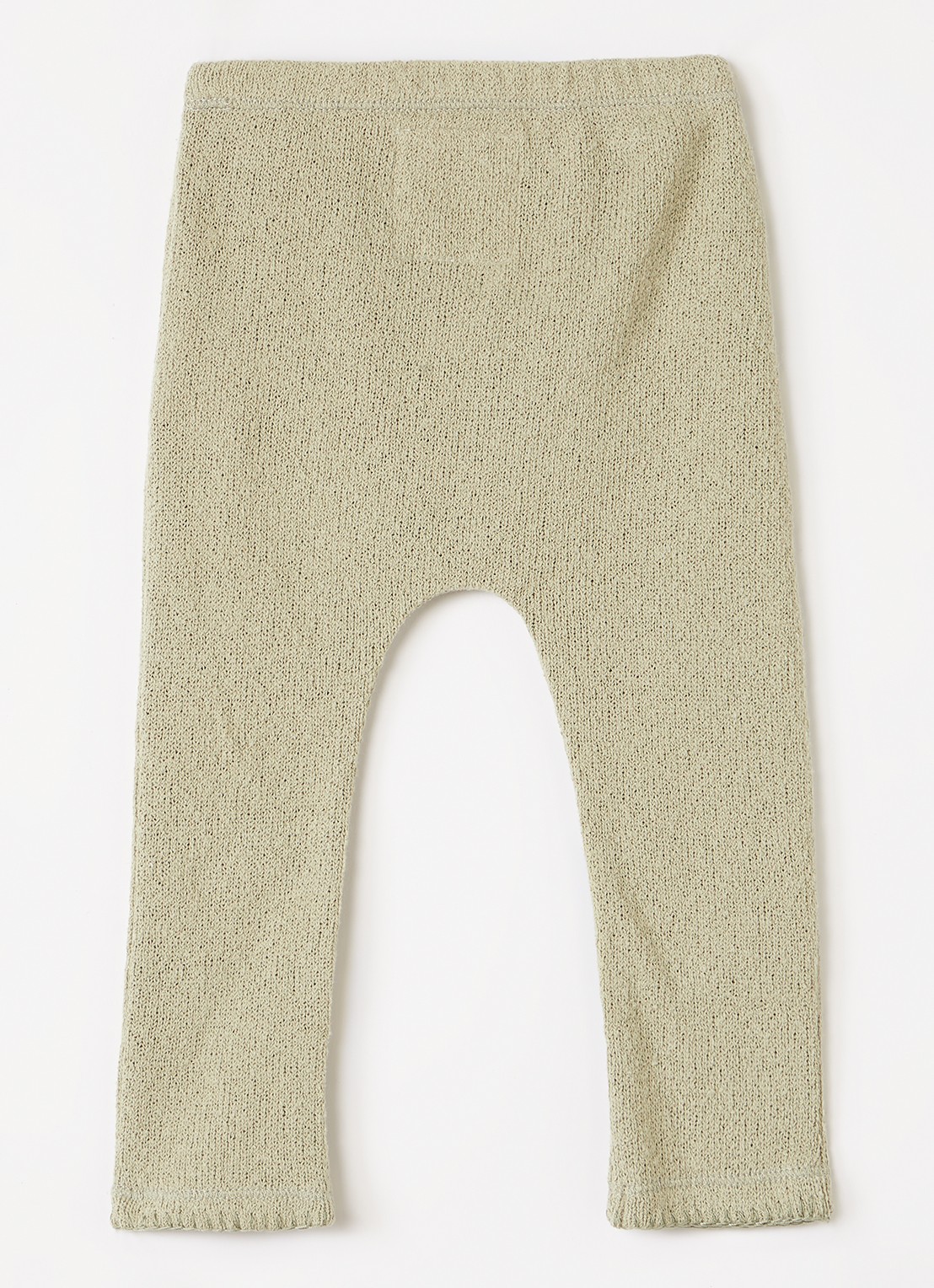 Play Up Grofgebreide legging van jersey - voorkant 2 groen