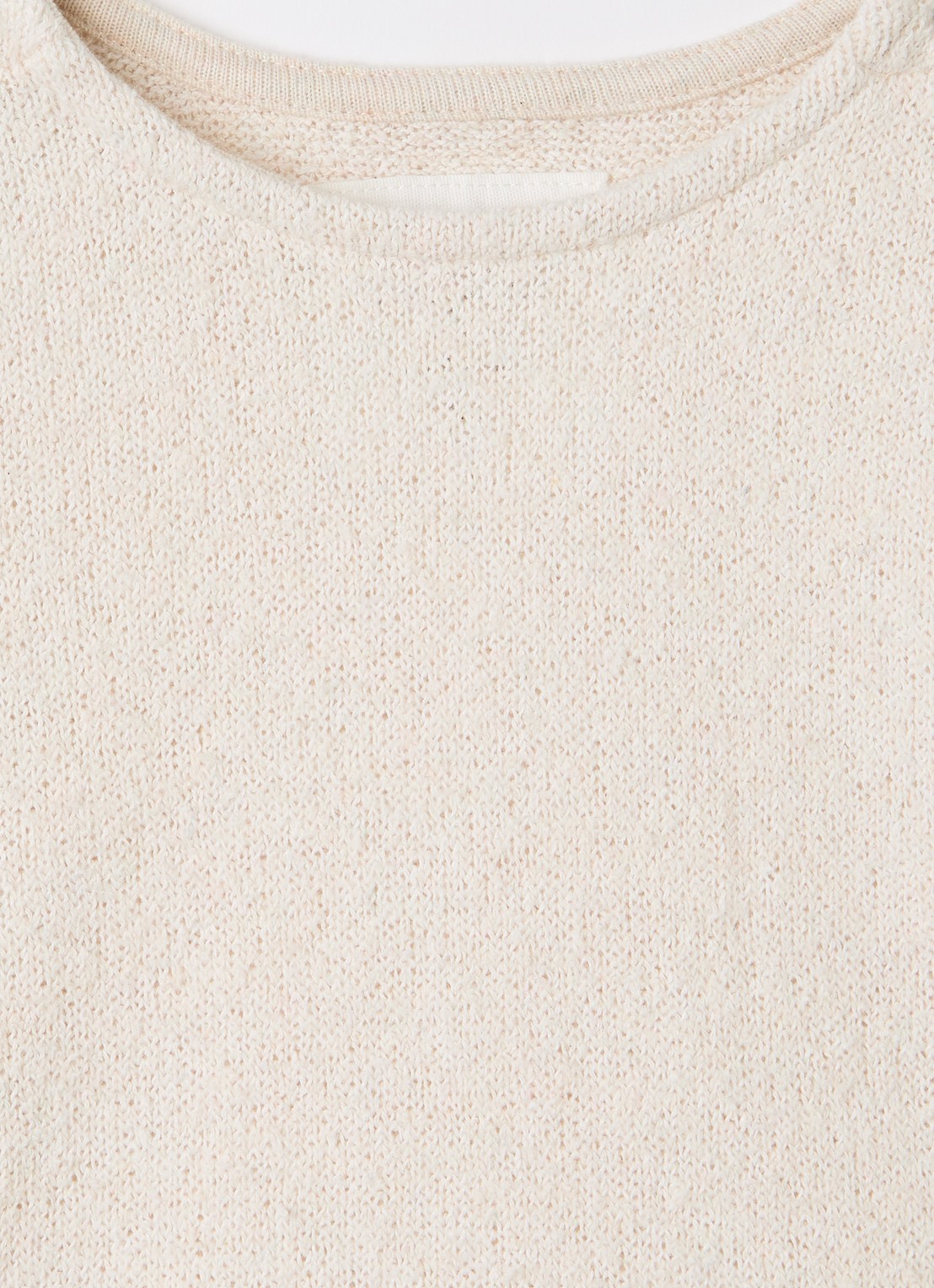 Play Up Grofgebreide trui - detail 3 beige
