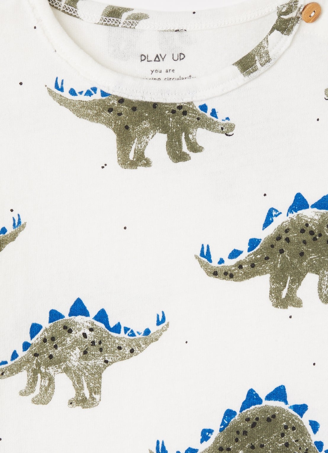 Play Up Longsleeve met print - detail 3 wit