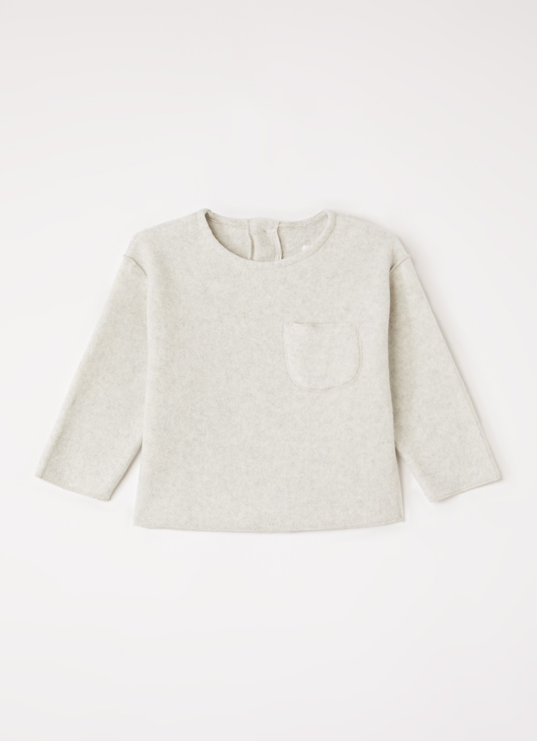 Play Up Polar sweater met gemêleerd dessin - voorkant 2 blauw